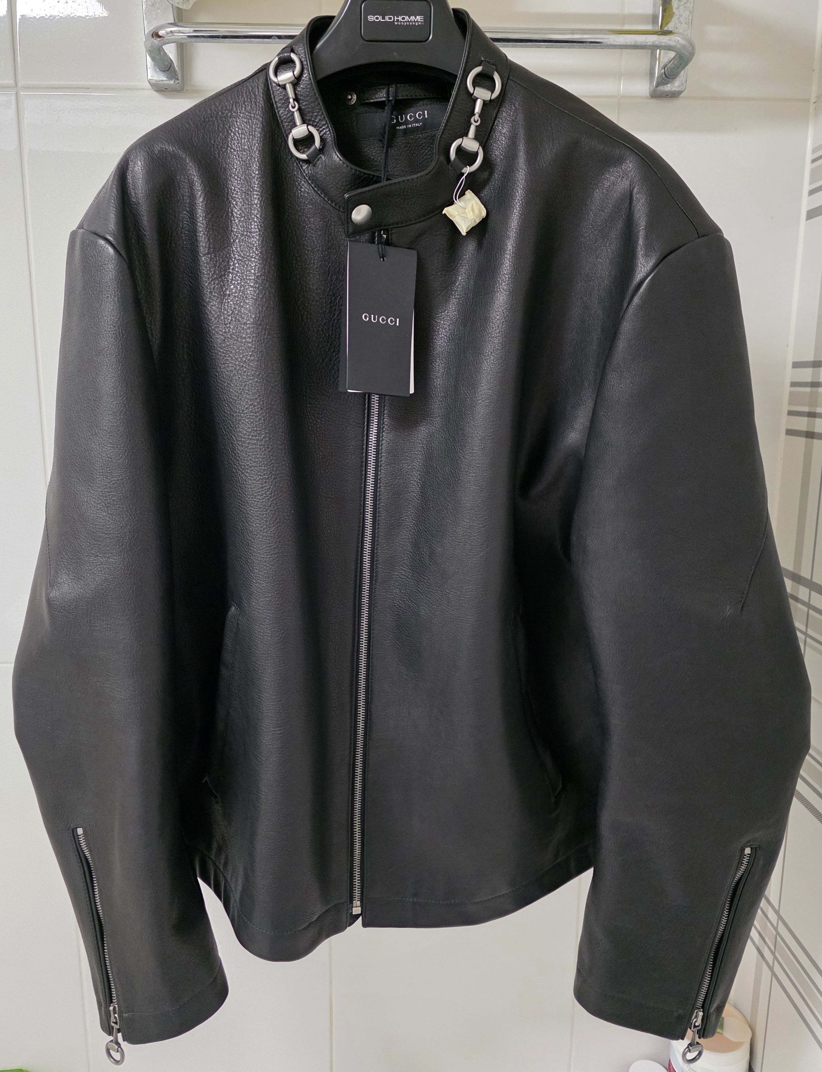 Gucci Gucci Horsebit Leather Jacket size S Size US S / EU 44-46 / 1 - 1 Thumbnail