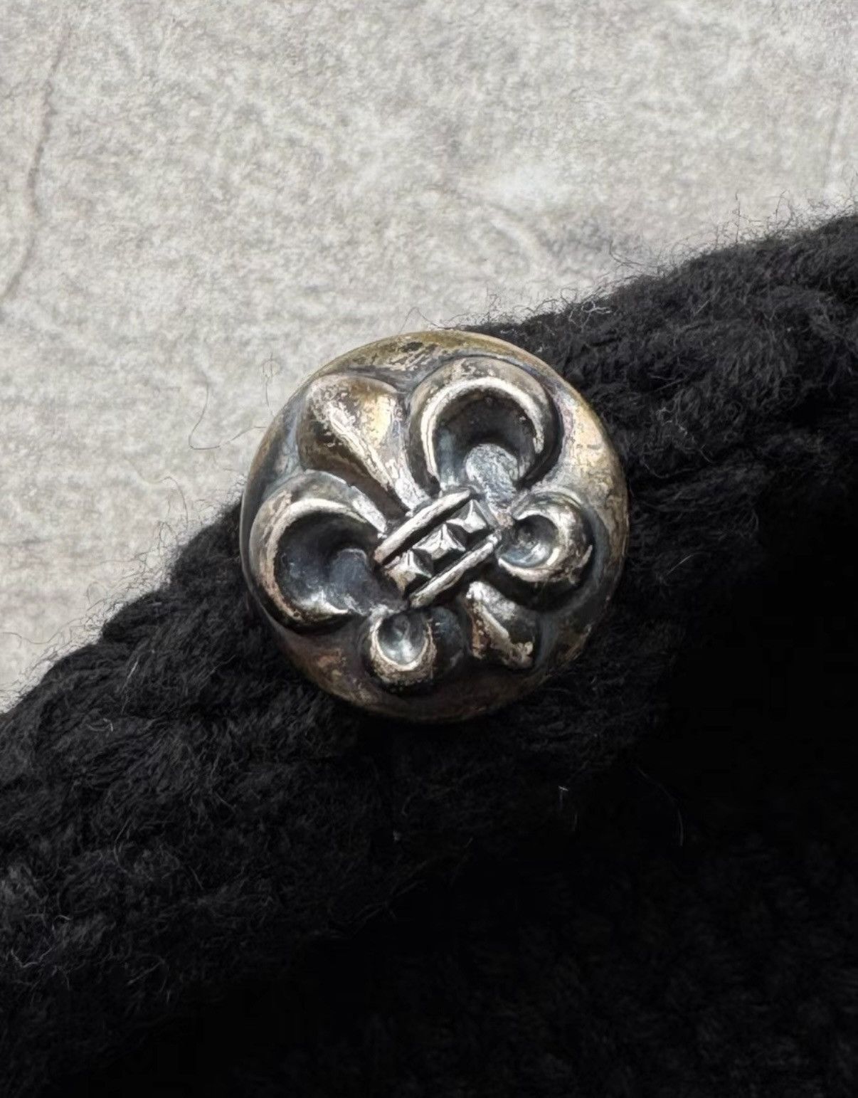 Chrome Hearts Chrome Hearts Scout Flower Leather Applique Beanie Size ONE SIZE - 4 Thumbnail