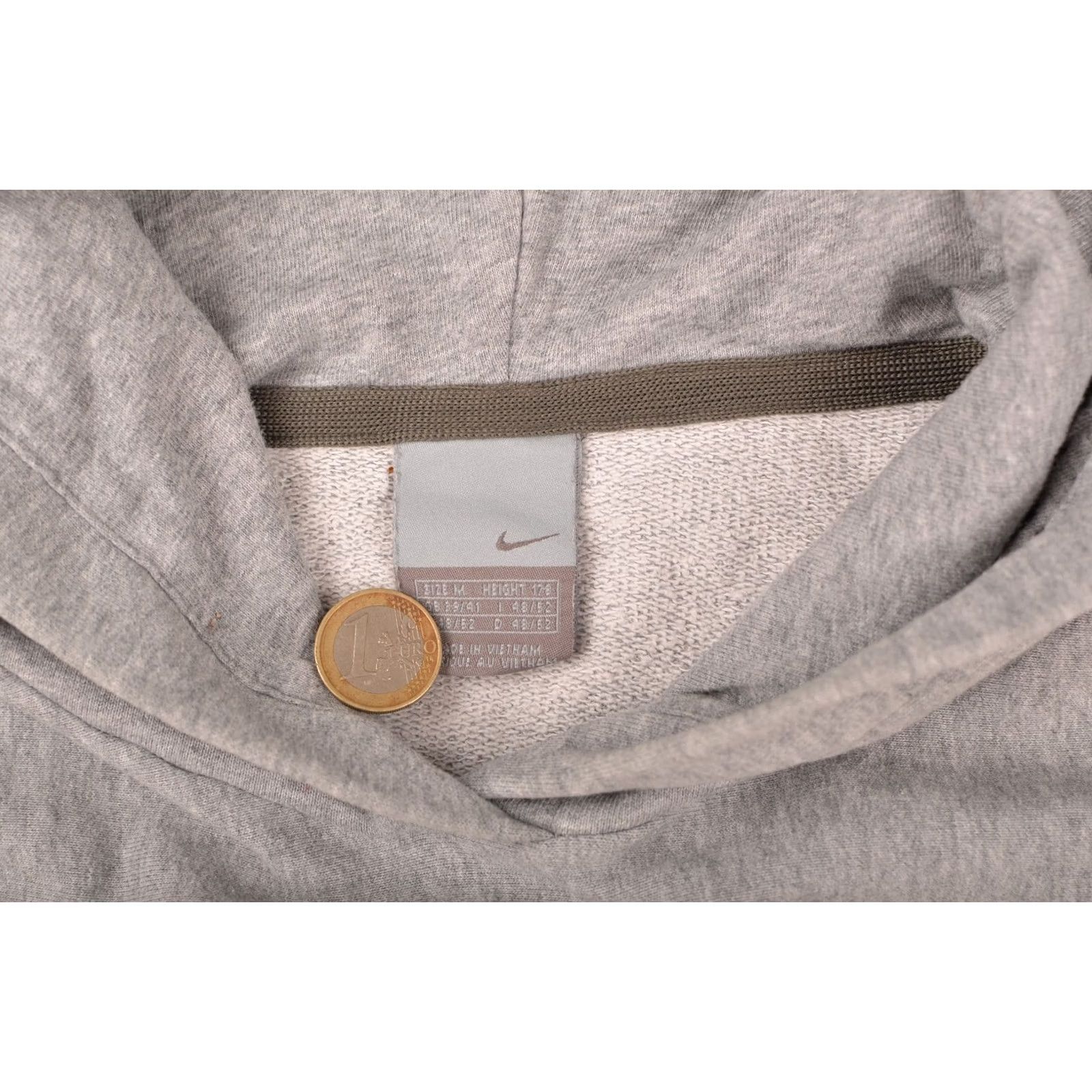 Nike Nike Vintage 2000s Big Spellout Logo MCMLXXII Hoodie Mens M Gray Shirt Hoodie (Size M) Size US M / EU 48-50 / 2 - 4 Thumbnail