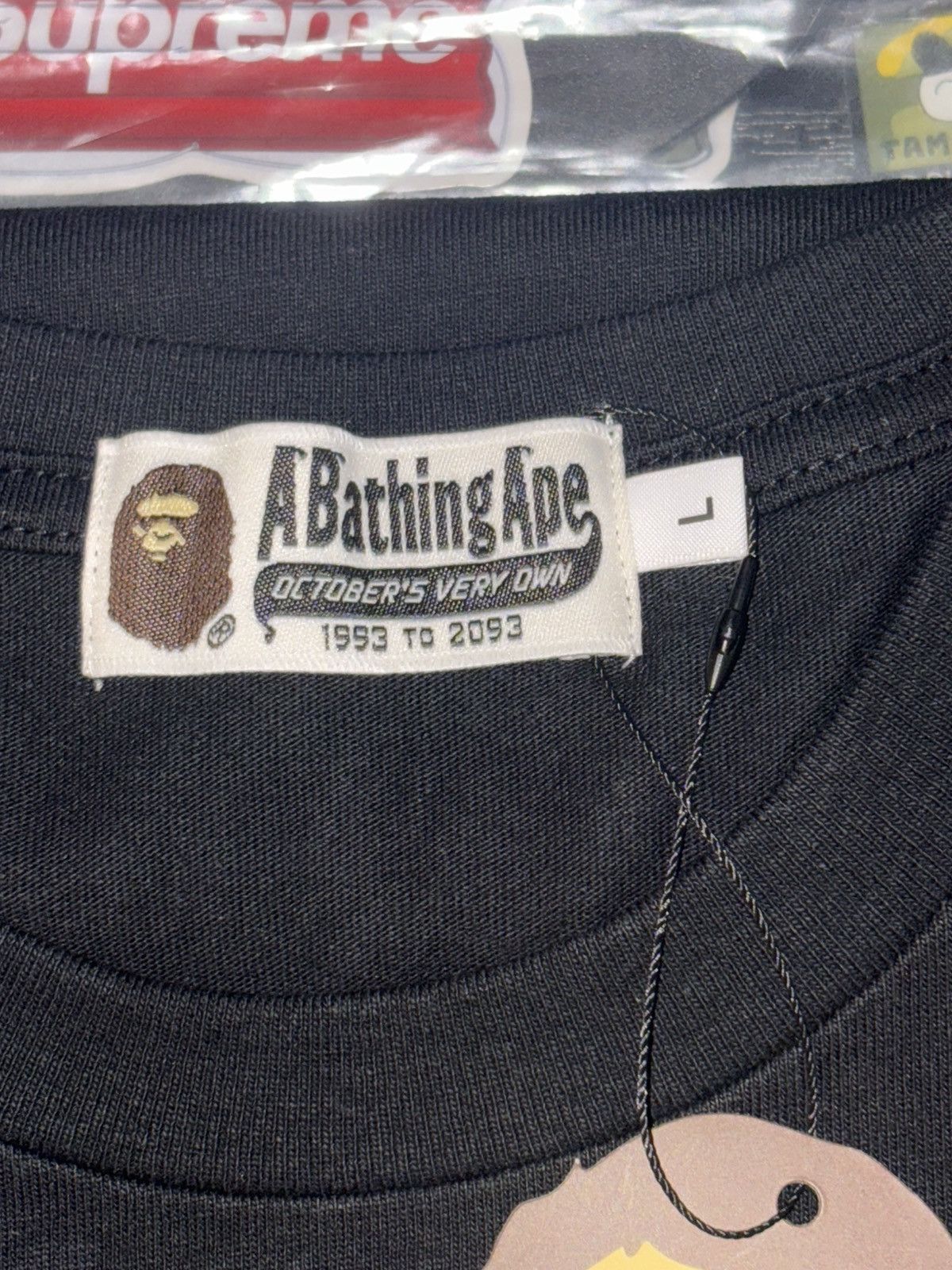 Bape Bape x OVO Stencil Logo Tee Size US L / EU 52-54 / 3 - 3 Thumbnail