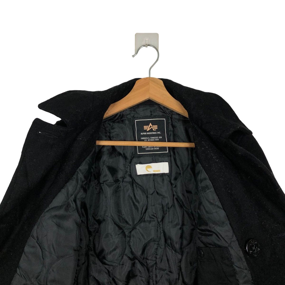 Alpha Industries 🔥VINTAGE CROPPED WOOL DOUBLE BREAST JACKET ALPHA INDUSTRIES Size US M / EU 48-50 / 2 - 10 Thumbnail