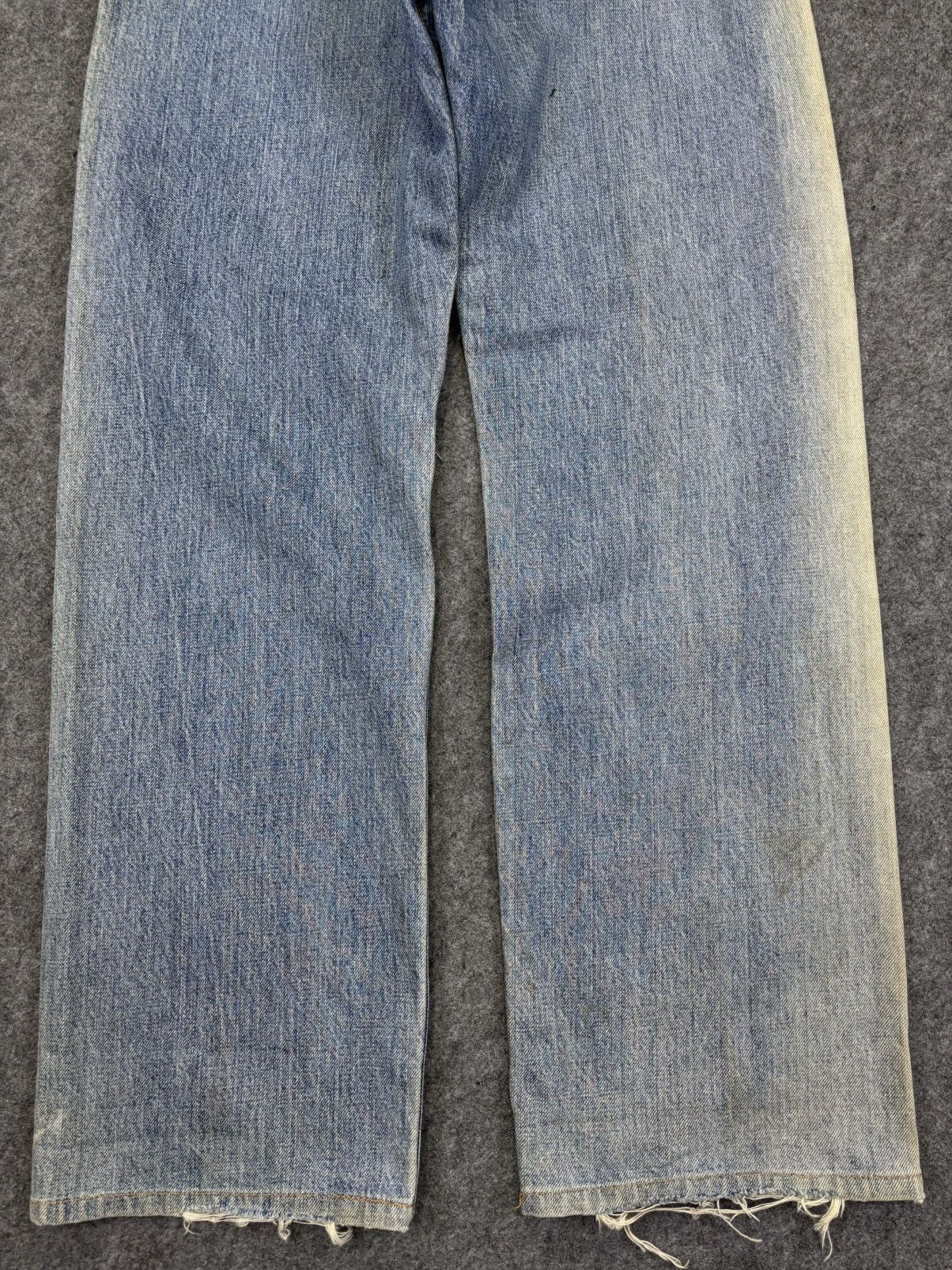 Edwin 💥Thrashed💥Vintage Edwin Wide Baggy Selvedge Denim F974 Size US 26 / EU 42 - 9 Thumbnail