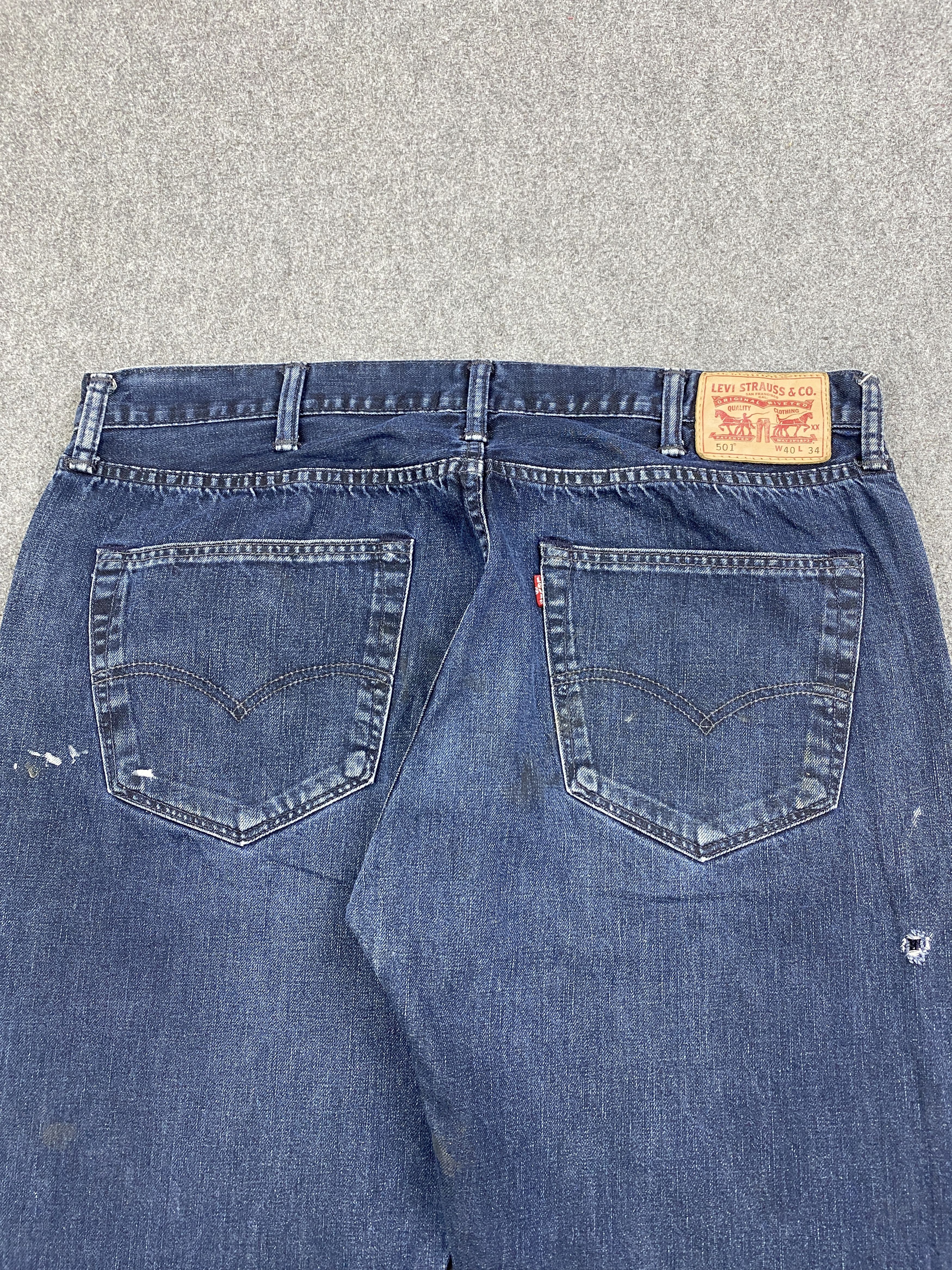 Levi's Vintage Levi's 501 Faded Blue Jeans DP2795 Size US 39 - 4 Thumbnail