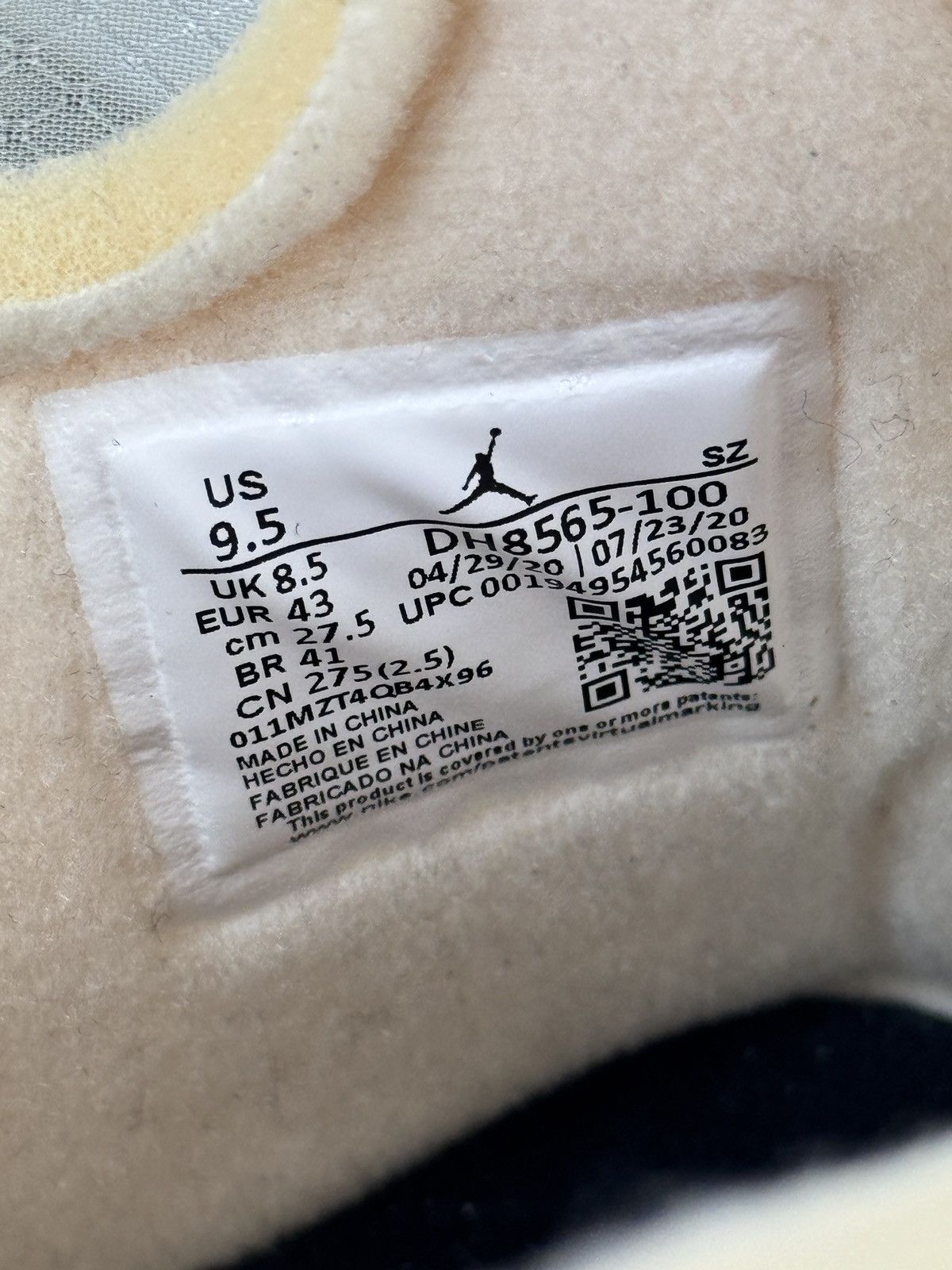 Nike × Off-White JORDAN 5 RETRO X OFF-WHITE SAIL SNEAKERS Size US 9.5 / EU 42-43 - 14 Thumbnail