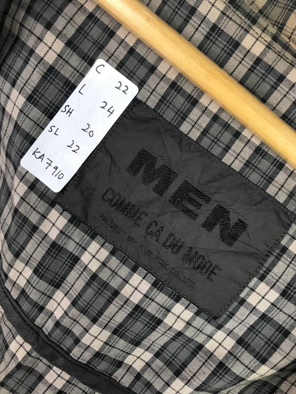 Japanese Brand × Vintage Vintage Comme Ca du Mode Checkered Box Light Jacket Size US L / EU 52-54 / 3 - 4 Thumbnail