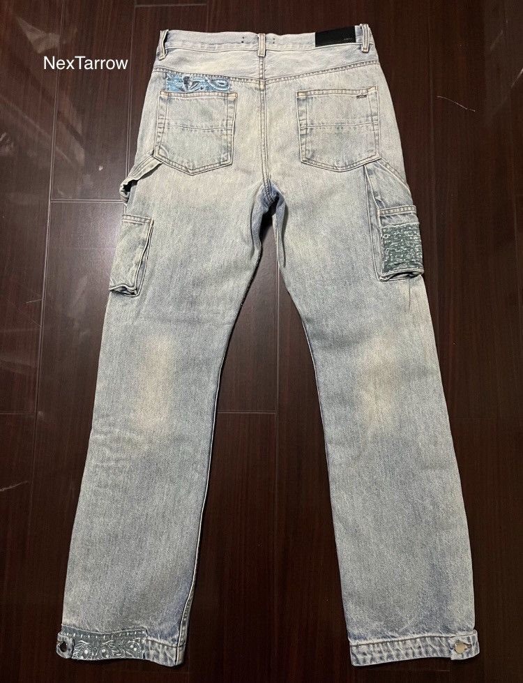 Amiri Amiri Splicing Patch Piercing Bull King Jeans 2412-Nextarrow Size US 30 / EU 46 - 2 Thumbnail