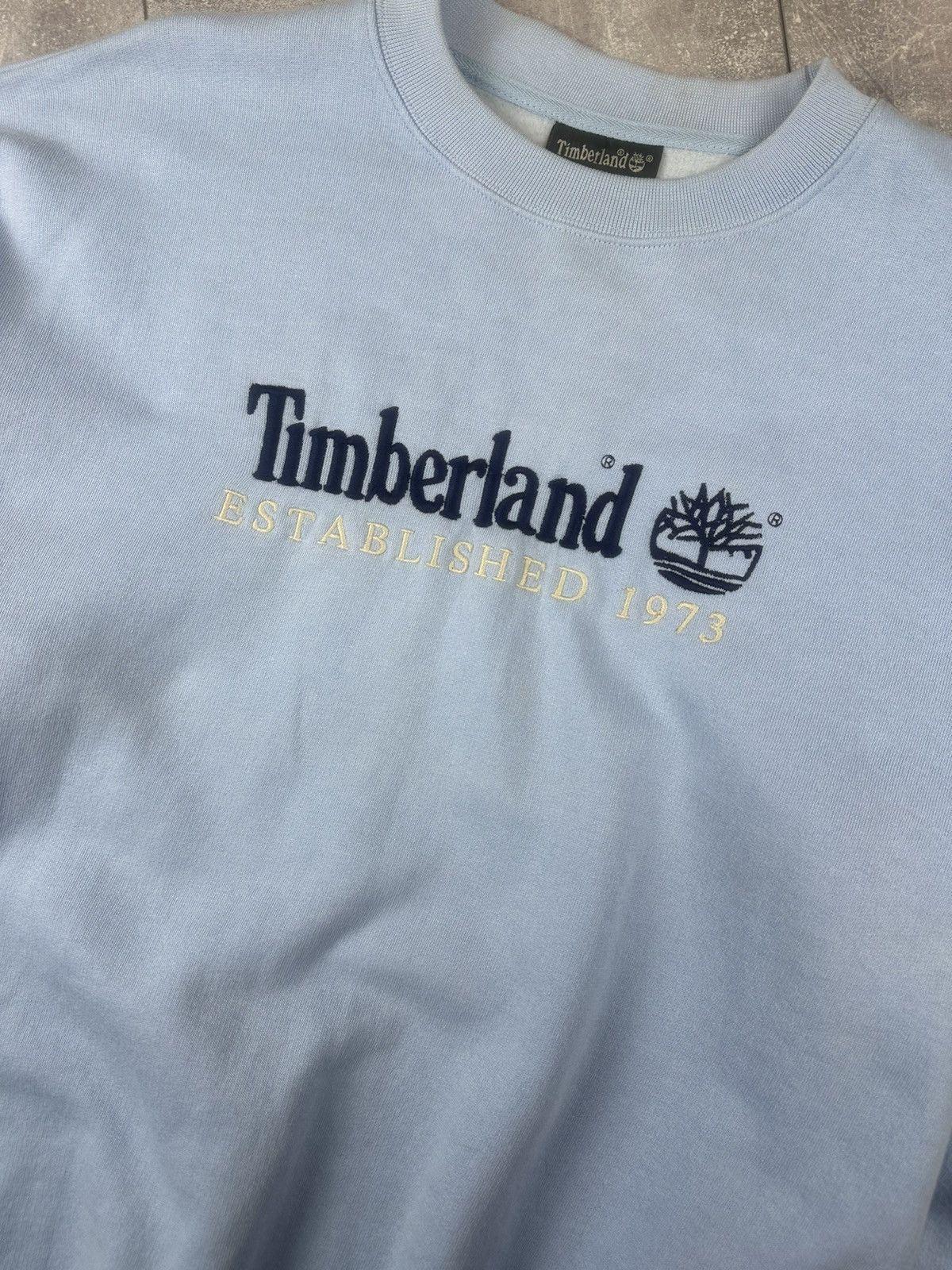 Timberland Timberland Vintage Retro 90S Blue Mens Sweatshirt Size US XL / EU 56 / 4 - 7 Thumbnail