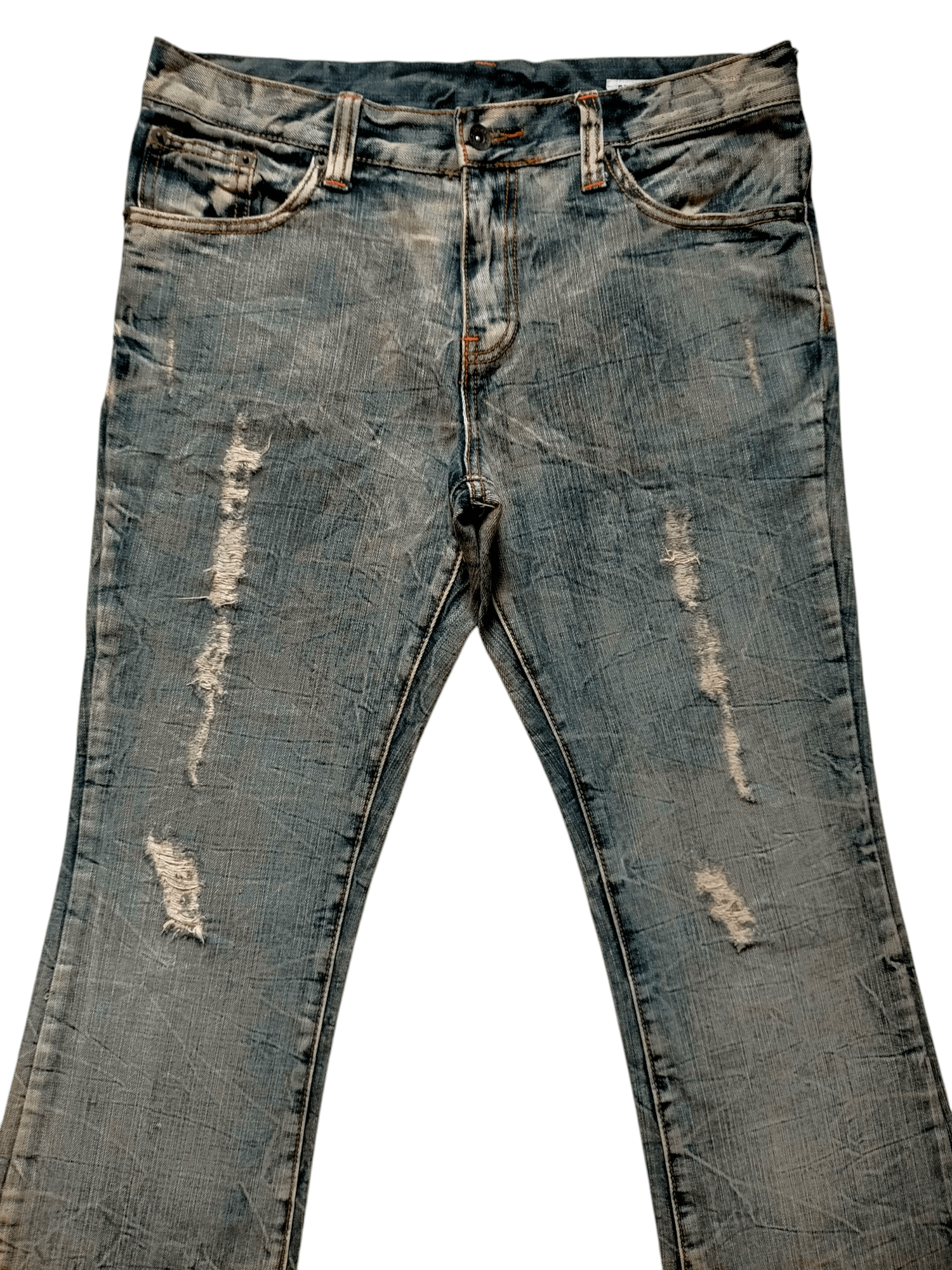 If Six Was Nine Flare Jeans Semantic Design Japan Boot cut Denim Size US 33 - 3 Thumbnail