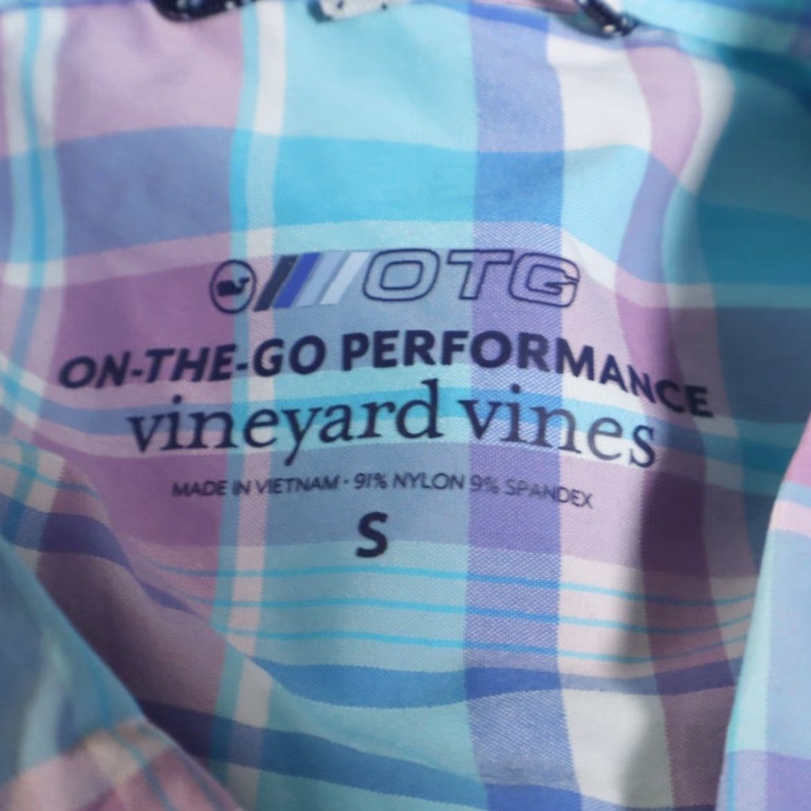 Vineyard Vines Vineyard Vines OTG Performance Nylon Plaid Button Down Shirt Men's S Size US S / EU 44-46 / 1 - 5 Thumbnail