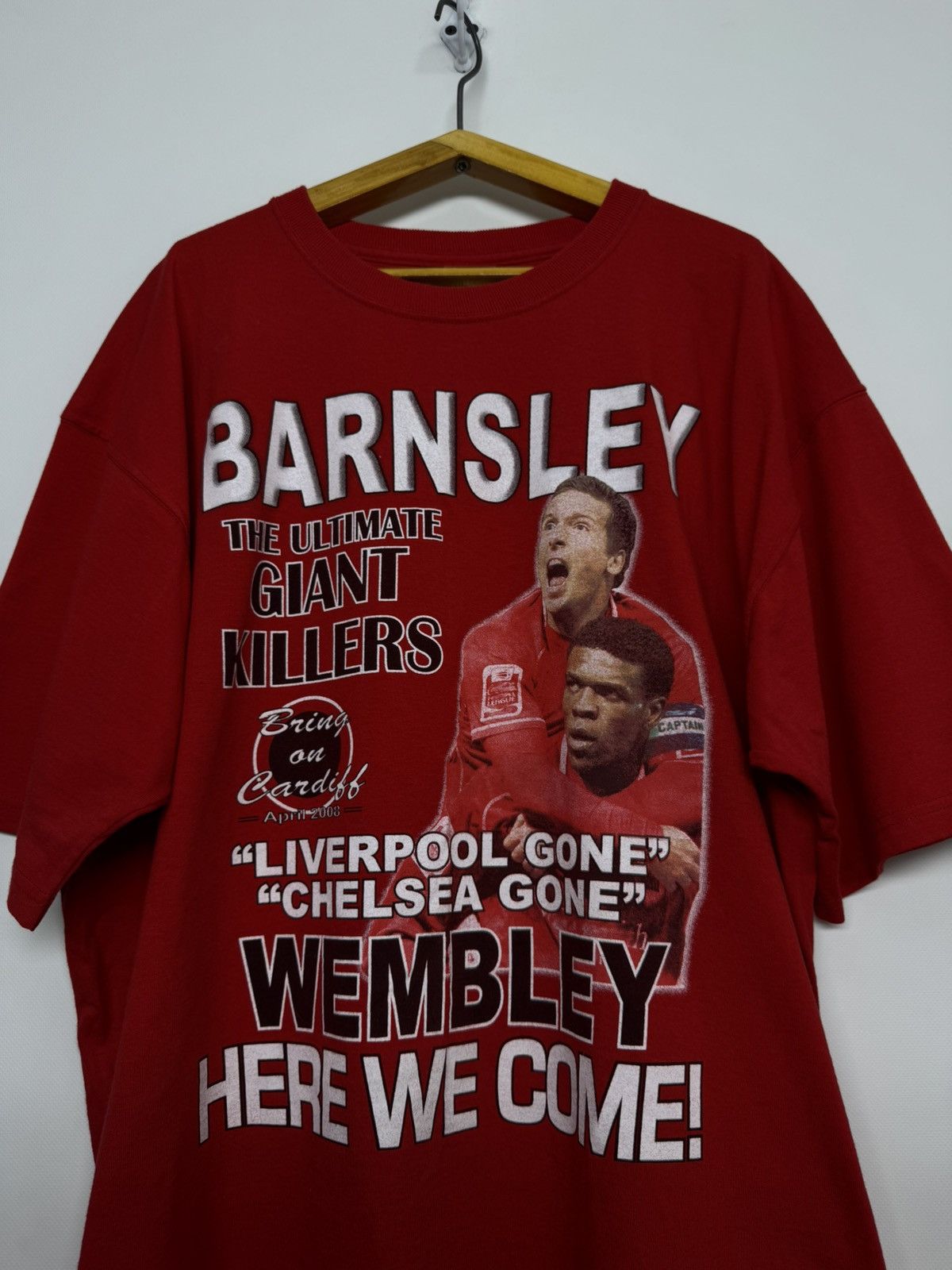 Fruit Of The Loom Vintage Y2k Barnsley the unlimated giant killers T-Shirt 00’ Size US XL / EU 56 / 4 - 3 Thumbnail