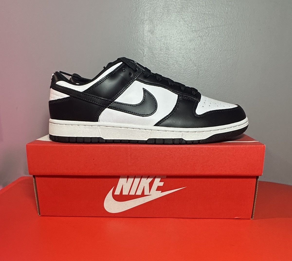 Size 12 - Nike Dunk Low Black White