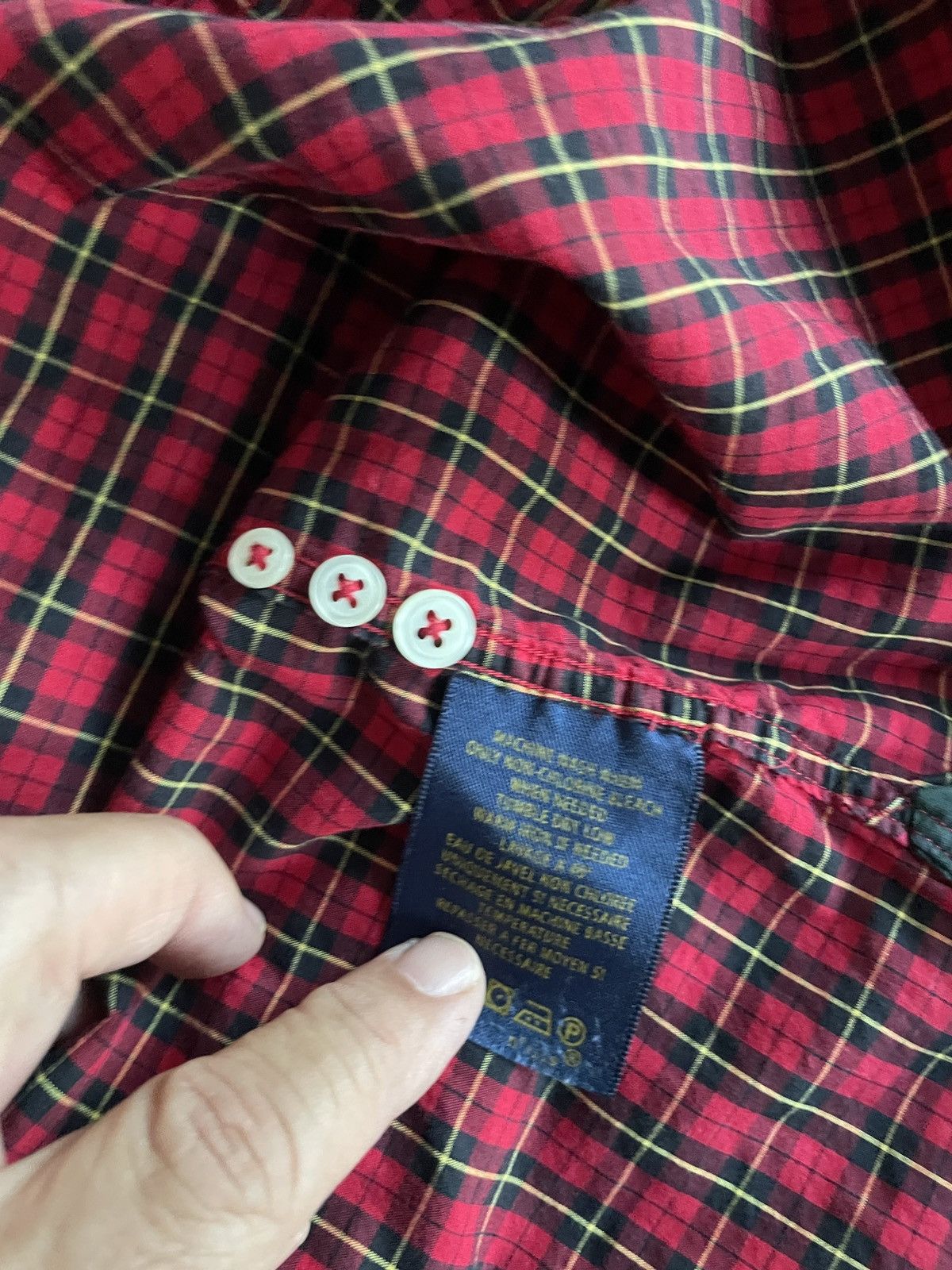Rugby Ralph Lauren Red Tartan Plaid button down shirt Size US XS / EU 42 / 0 - 9 Thumbnail