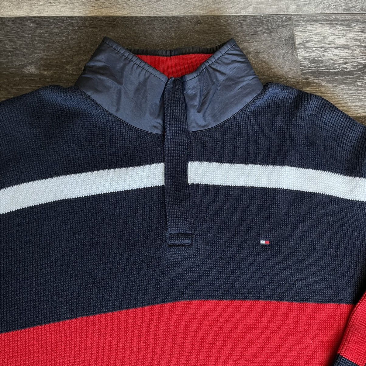Tommy Hilfiger Tommy Hilfiger Yacht Club Quarter Zip Premium Cotton Sweater Size US XXL / EU 58 / 5 - 5 Thumbnail