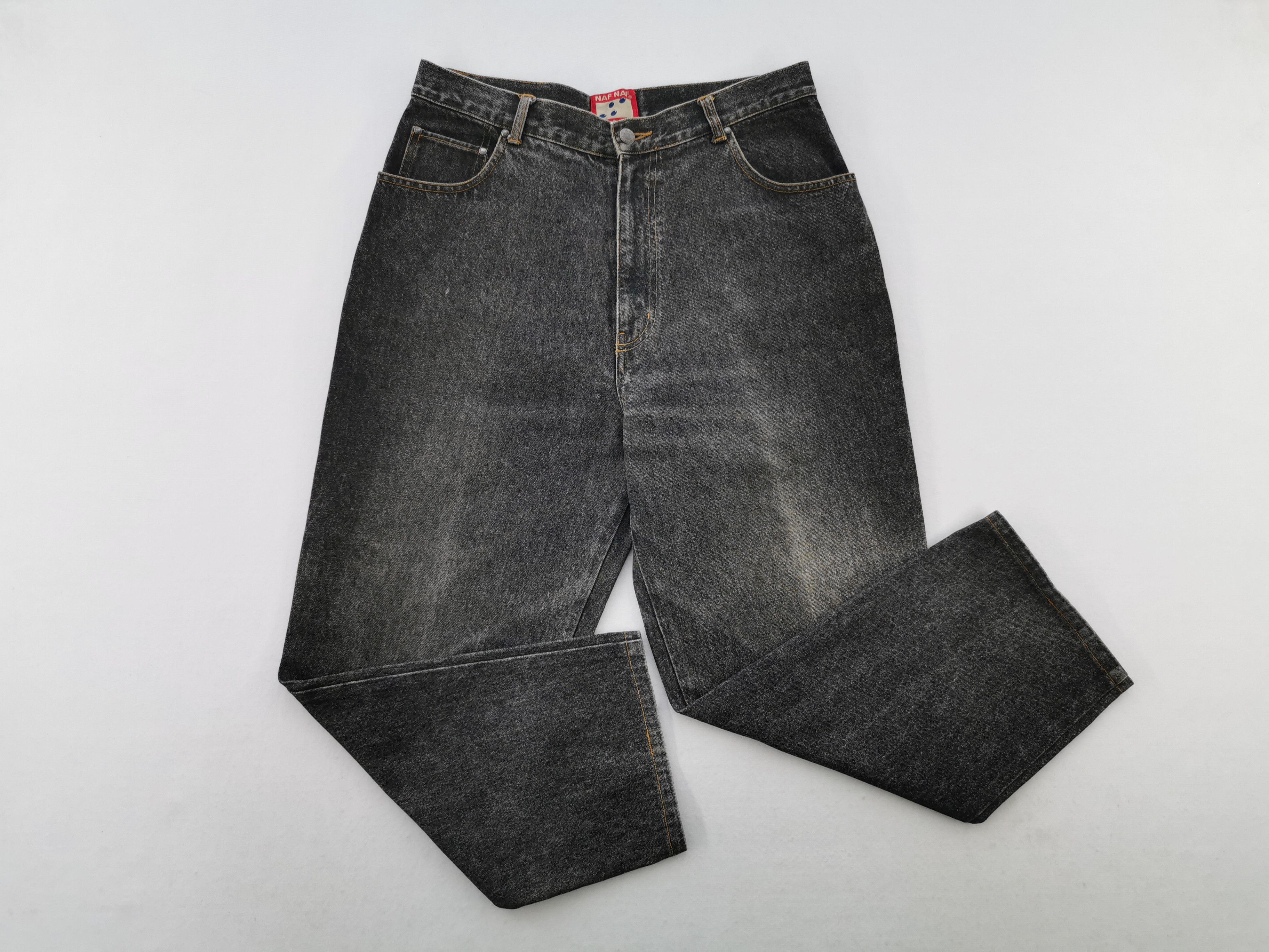 Designer × Issey Miyake Vintage 90s Naf Naf X Issey Miyake Denim Jeans Size 34 Size US 34 / EU 50 - 4 Thumbnail