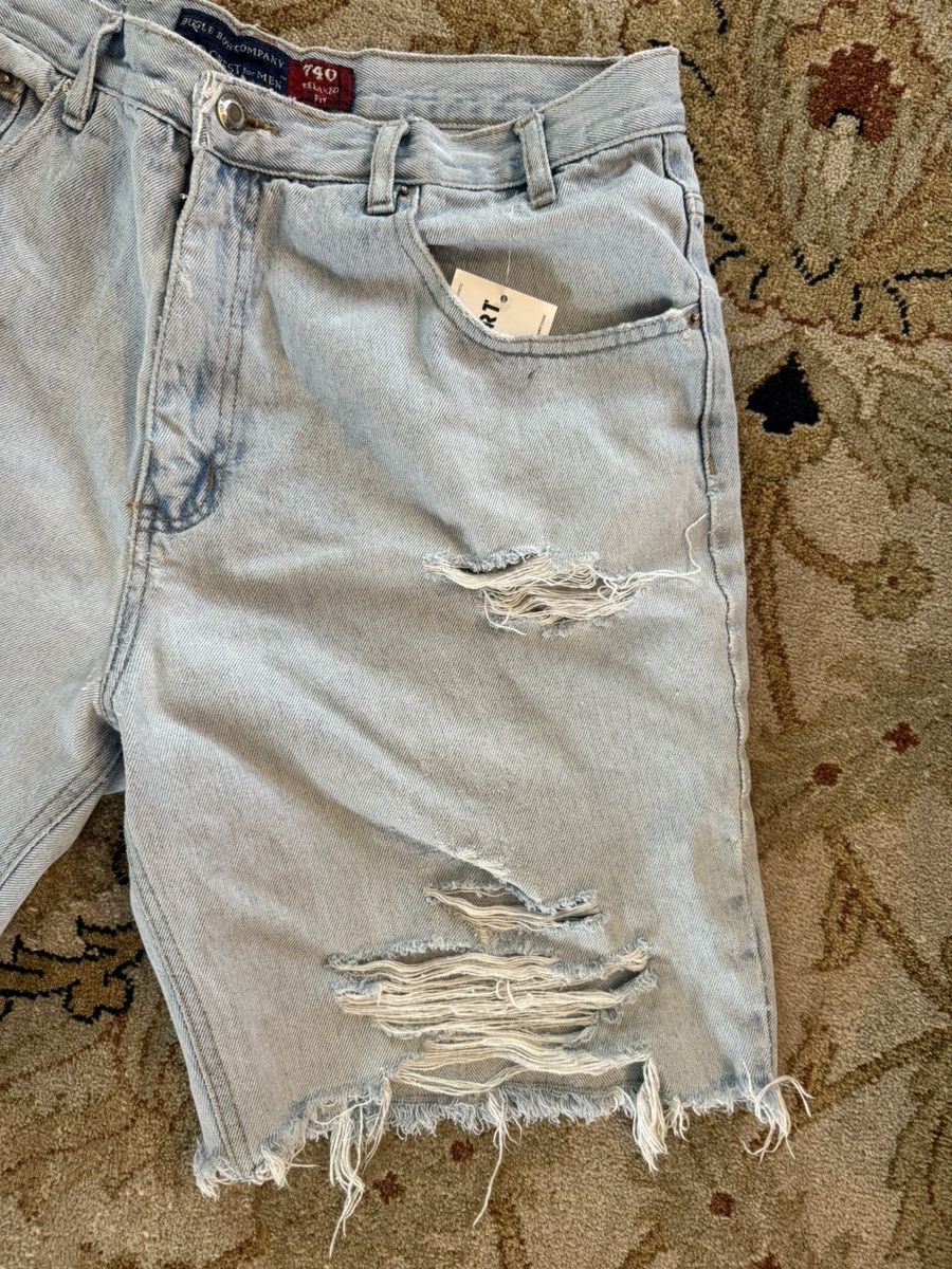Vintage Vintage Distressed Cutoff Jean Short Size US 34 / EU 50 - 3 Thumbnail