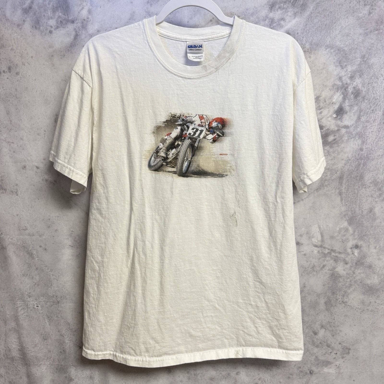 Vintage Vintage Major League Moto Racing T Shirt Mens Large 20.5x27 Size US L / EU 52-54 / 3 - 3 Thumbnail