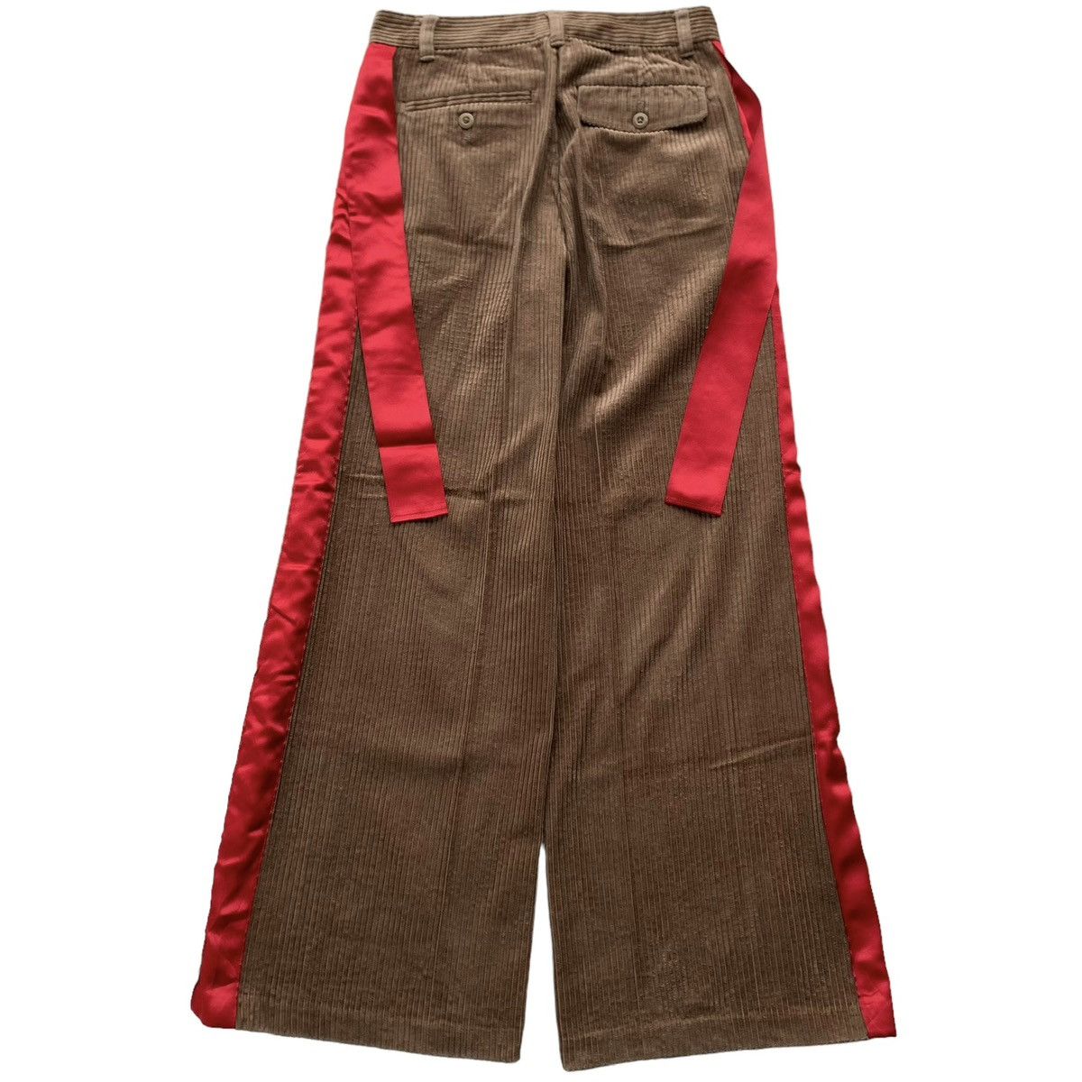 Designer × Japanese Brand × Undercover GU Undercover Women's Ribbon Bow Corduroy Wide Trousers Size 27" / US 4 / IT 40 - 5 Thumbnail