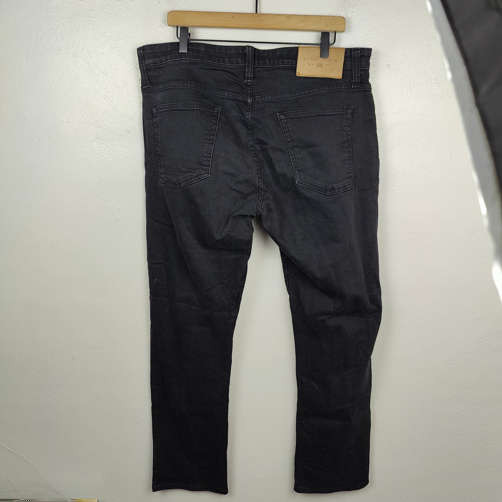 Agave Jake Agave Rocker The Slim Straight jeans Mens 38 Black Size US 38 / EU 54 - 7 Thumbnail