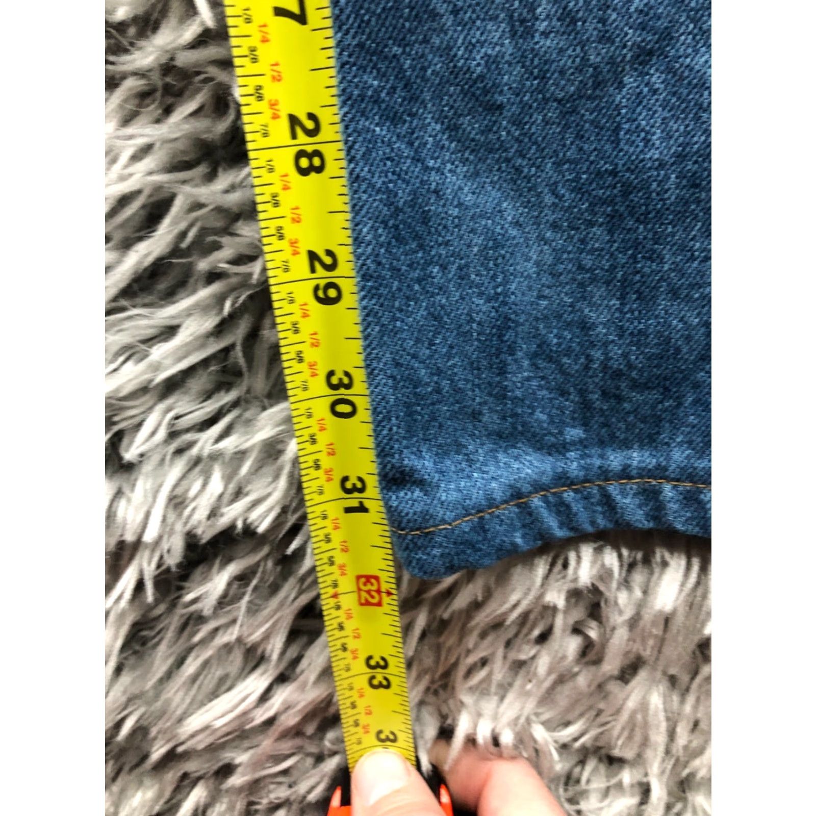 Lands' End Lands' End Jeans Mens 42 Mid Rise Straight Band Stretch Medium Wash Blue Size US 42 / EU 58 - 3 Thumbnail