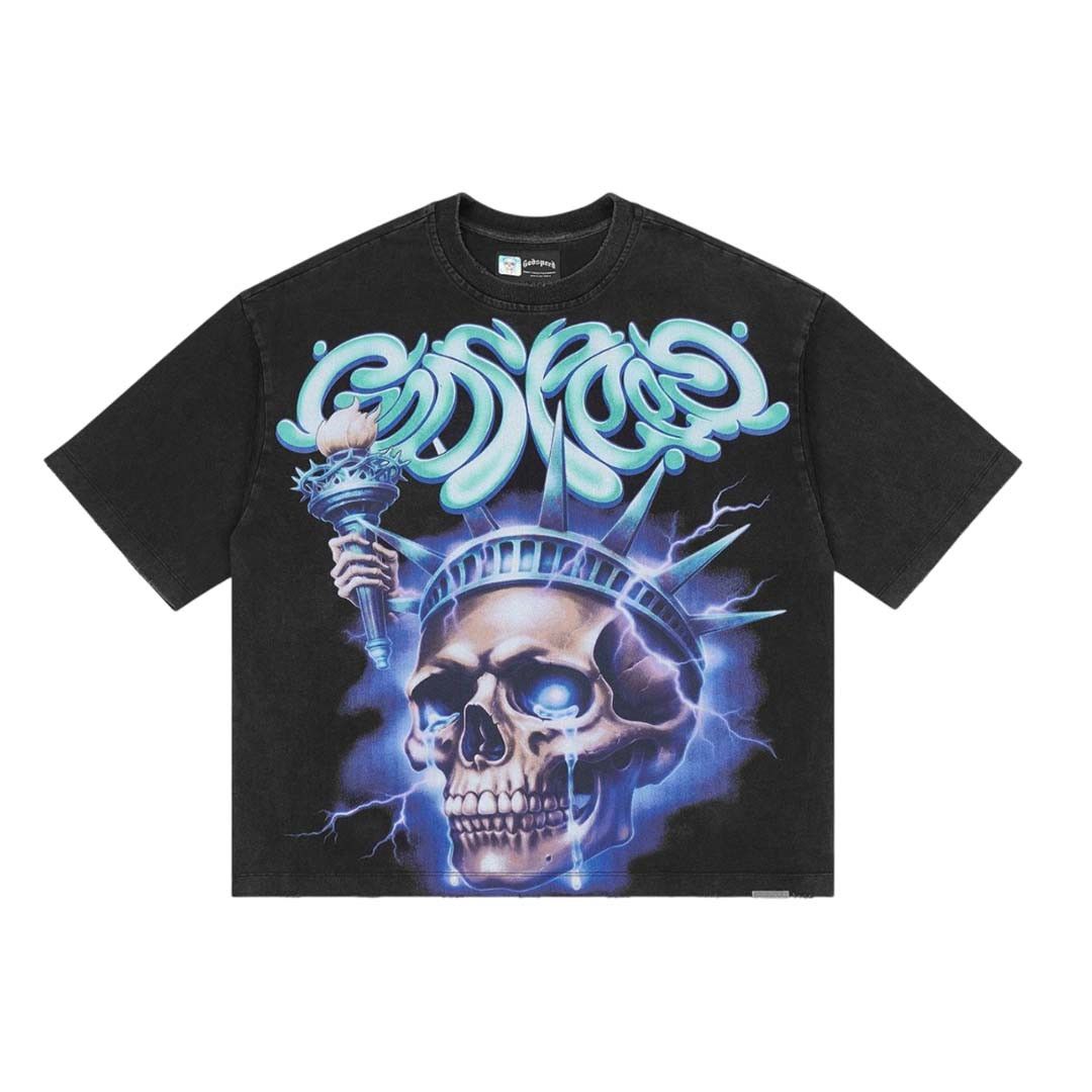 Godspeed Liberty Tears Black Tee Size US S / EU 44-46 / 1 - 1 Thumbnail