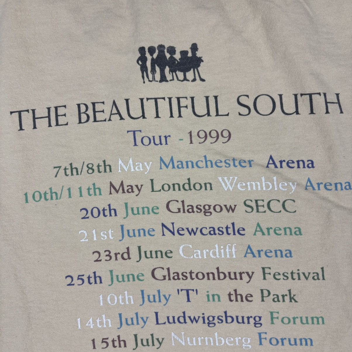 Band Tees Vintage The Beautiful South - Tour 1999 Size US L / EU 52-54 / 3 - 5 Thumbnail