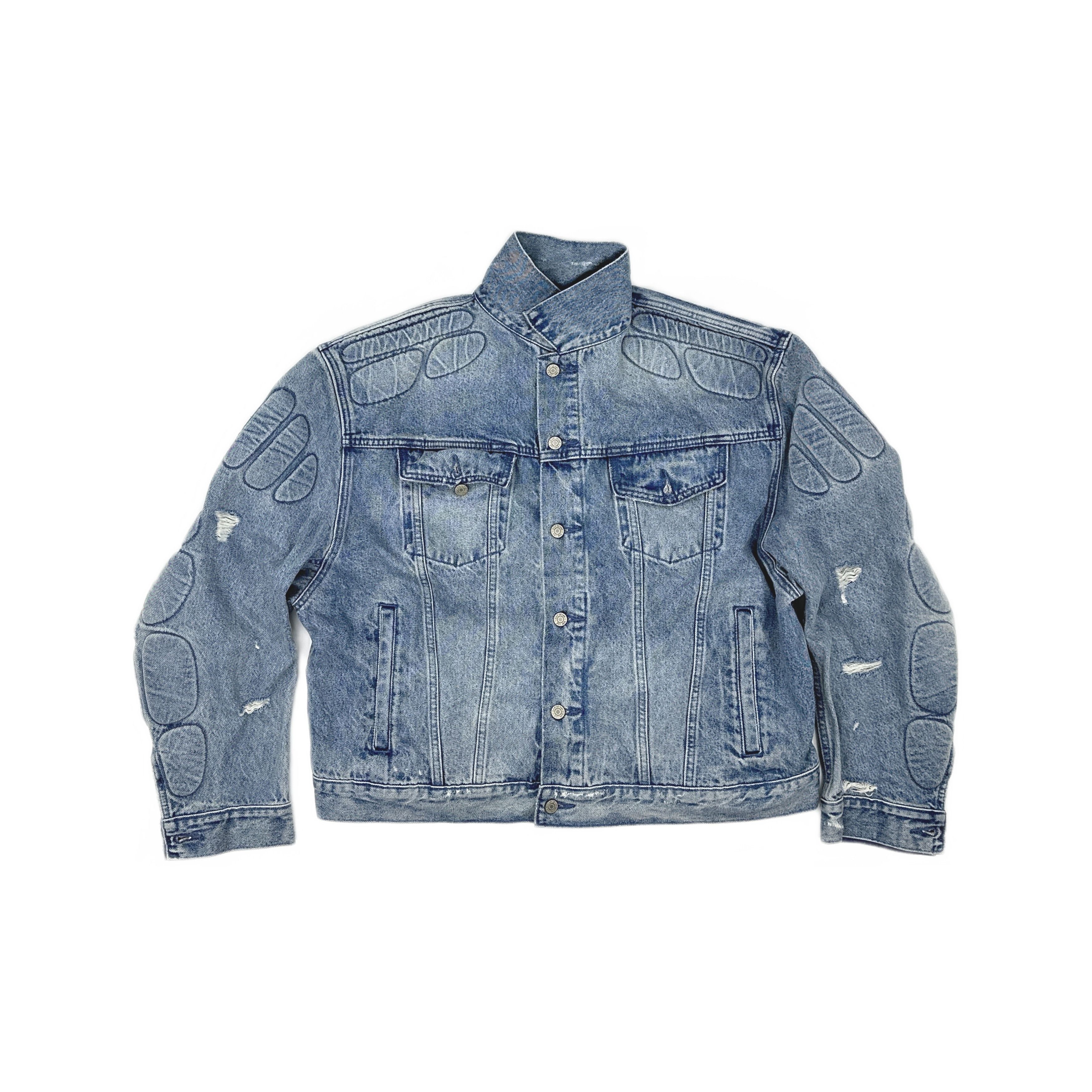 Yeezy Yeezy x Gap x Balenciaga Quilted Denim Jacket Size M | Grailed