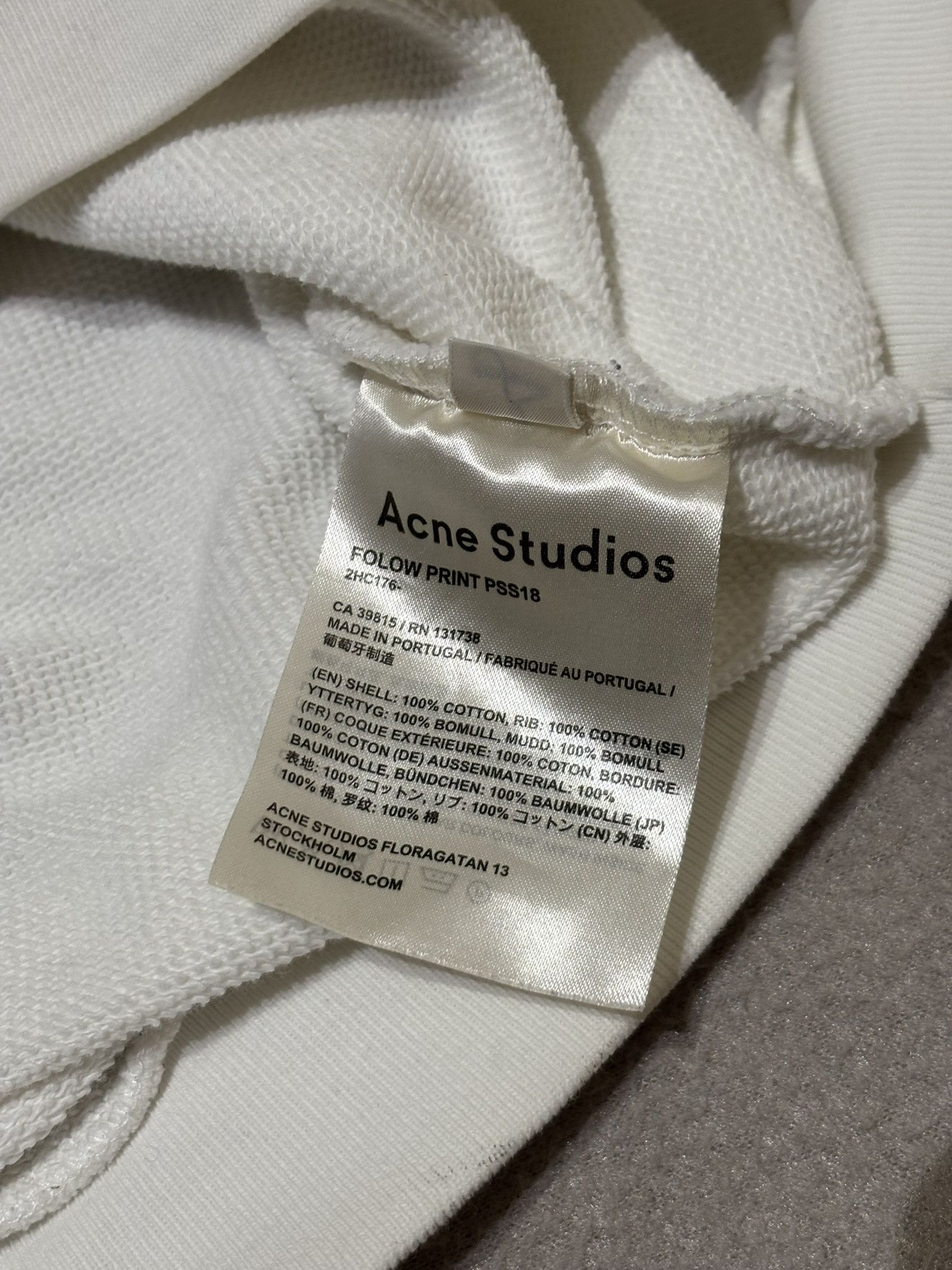 Acne Studios Acne Studios Follow Print Sweatshirt PSS18 Size S Size US S / EU 44-46 / 1 - 21 Thumbnail
