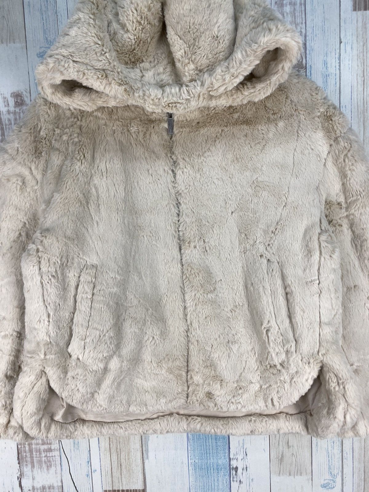 Zara Zara Fur Baggy Hoodie Size XS / US 0-2 / IT 36-38 - 5 Thumbnail