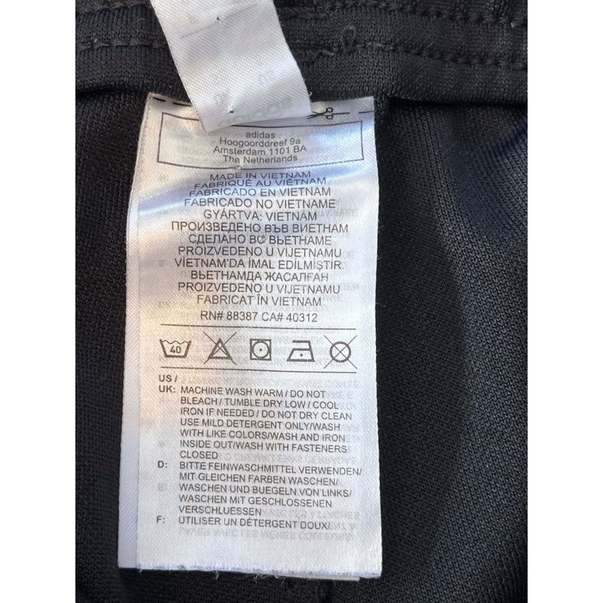Adidas Adidas Mens Black Tiro Track Pants Size S Polyester/Elastane Size US 31 - 4 Thumbnail