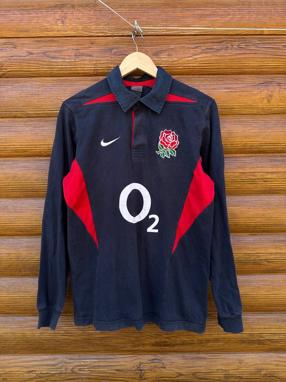 Nike Vintage Nike England Rugby Union Jersey Long Sleeve Size US M / EU 48-50 / 2 - 1 Thumbnail