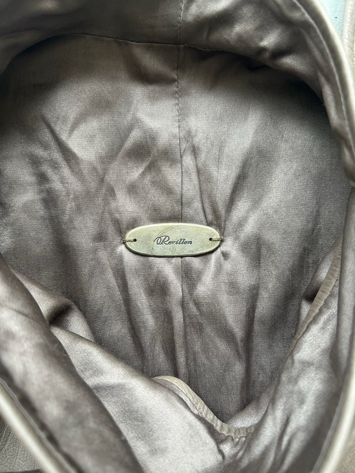Rick Owens Revillon x Rick Owens 2004 Leather Jacket Size US S / EU 44-46 / 1 - 6 Thumbnail