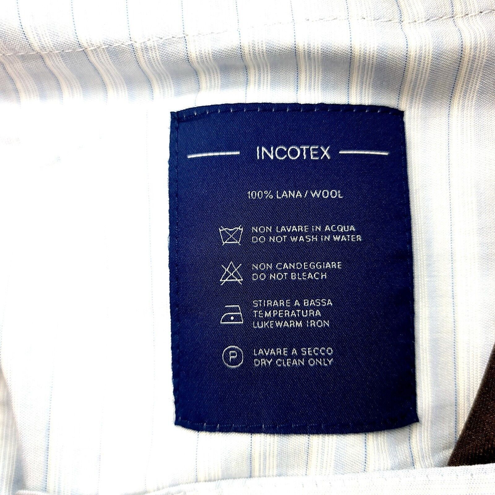 Incotex Incotex Brown Green Flat Front Super 130s Wool Dress Pants 4 Size 40R - 5 Thumbnail