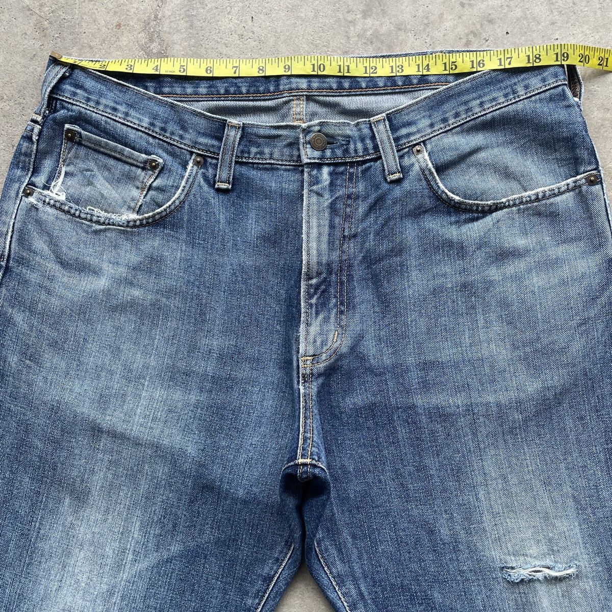 Edwin W38💥 Vintage Edwin Faded Distressed Jeans Denim Pants Size US 38 / EU 54 - 5 Thumbnail