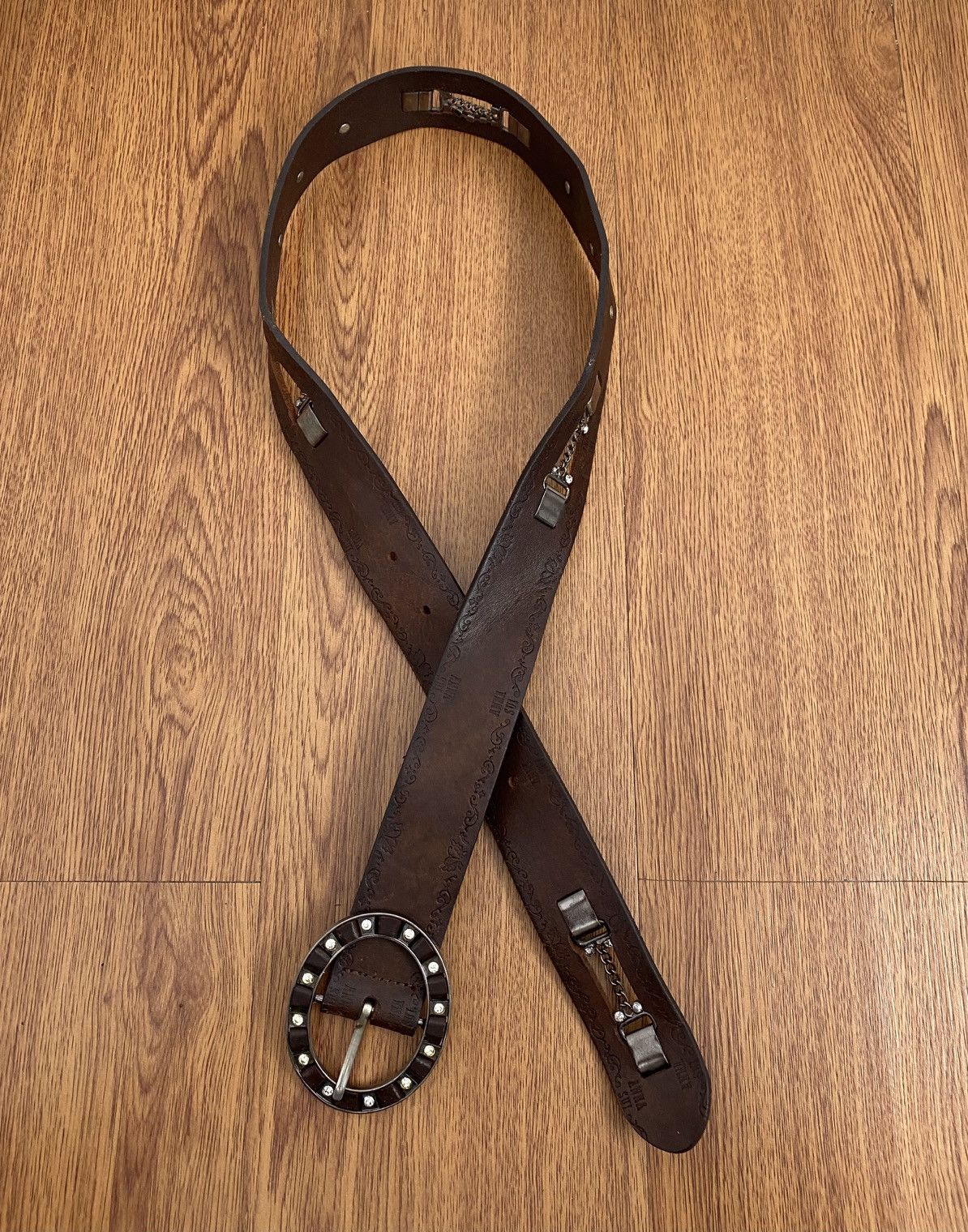If Six Was Nine × Japanese Brand × KMRii Vintage Anna sui genuine leather belt Size ONE SIZE - 1 Thumbnail