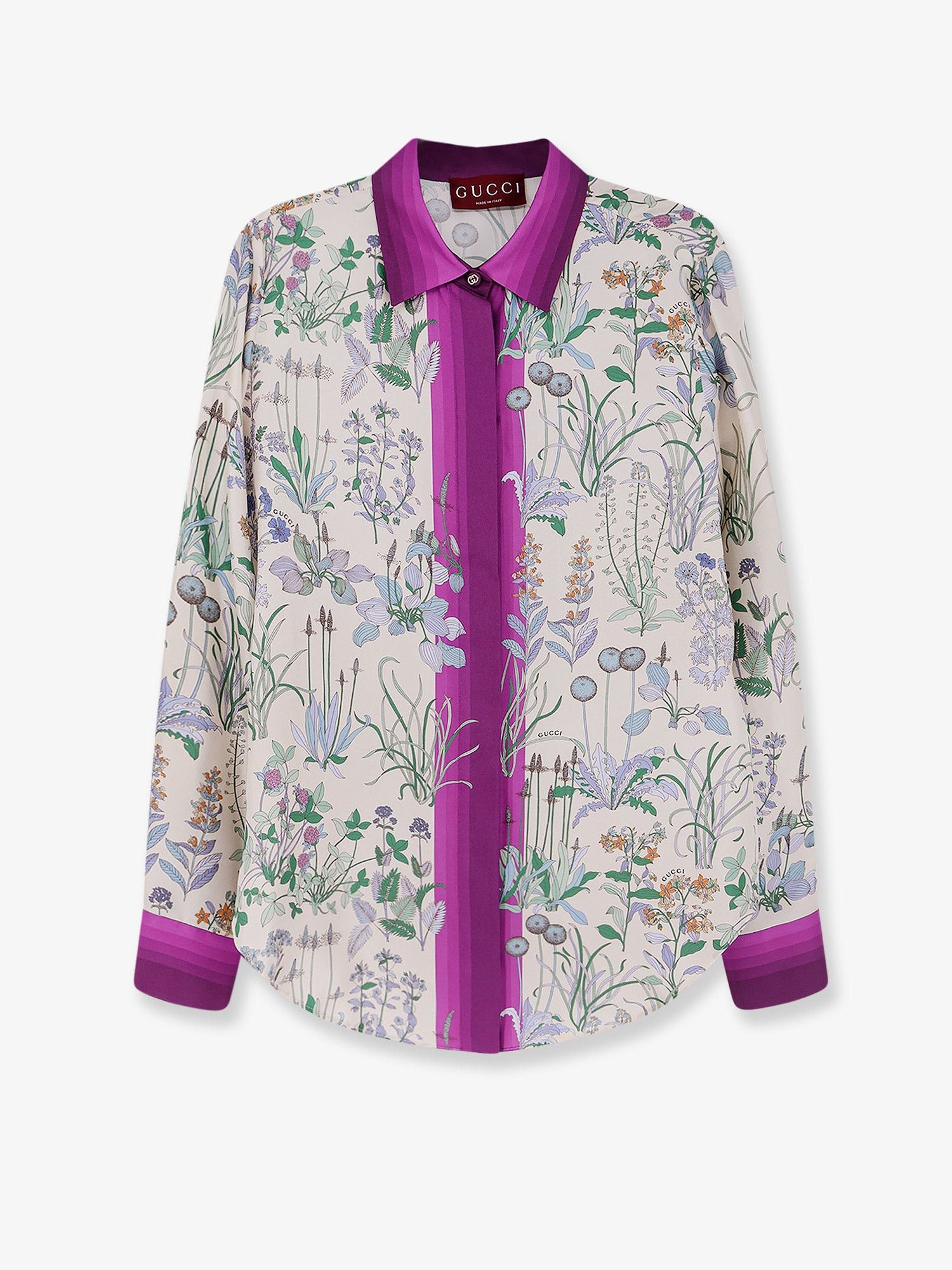 Gucci Printed Silk Shirt Size S / US 4 / IT 40 - 1 Thumbnail