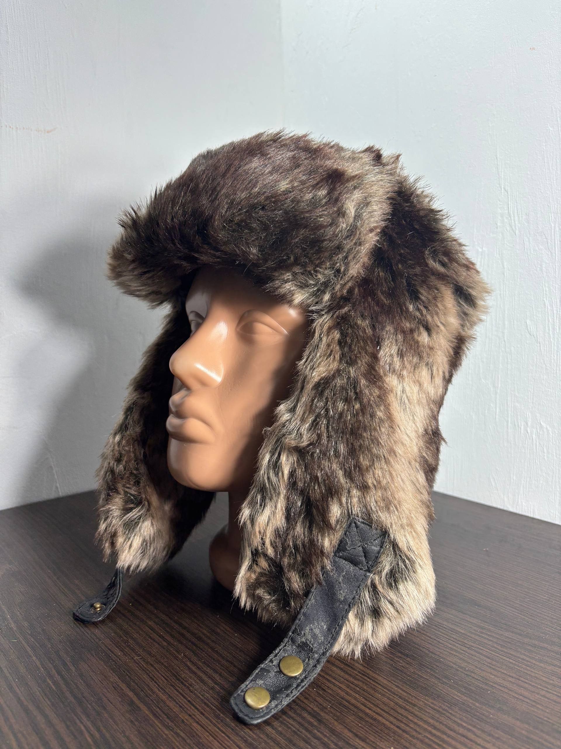 帽子 opium COCAINE USHANKA HAT Vintage FUZZY OVER FUR Opium IfSixWasNine Ushanka Hat