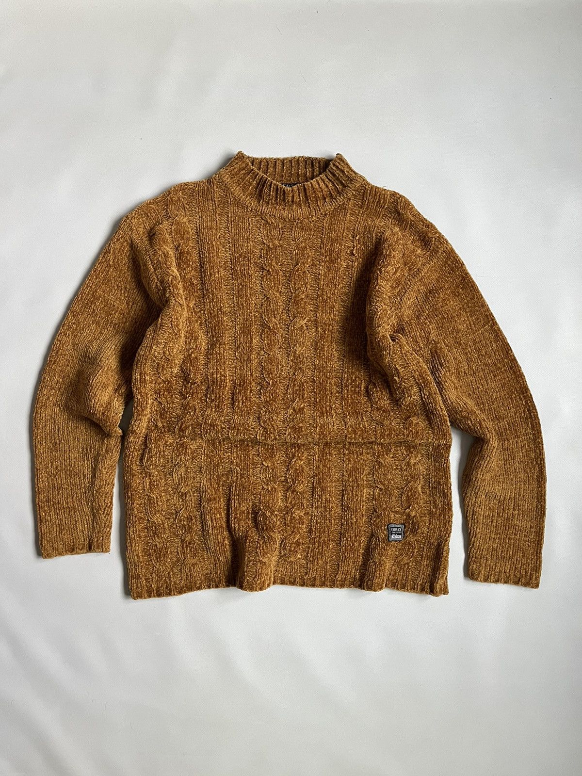Versace Jeans Couture Vintage 90s Versace Jeans Couture Wool Acrylic Knit Sweater Size L / US 10 / IT 46 - 1 Thumbnail