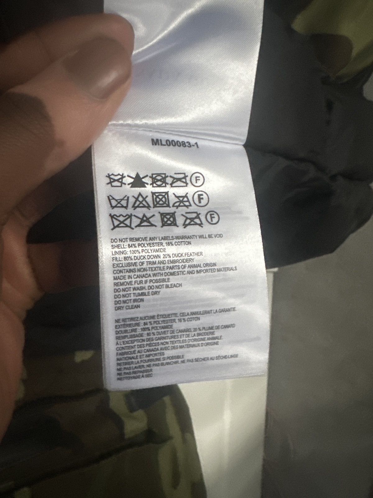 Canada Goose Canada Goose Expedition Parka Camo w/ Removable Fur Hood Size US L / EU 52-54 / 3 - 12 Thumbnail