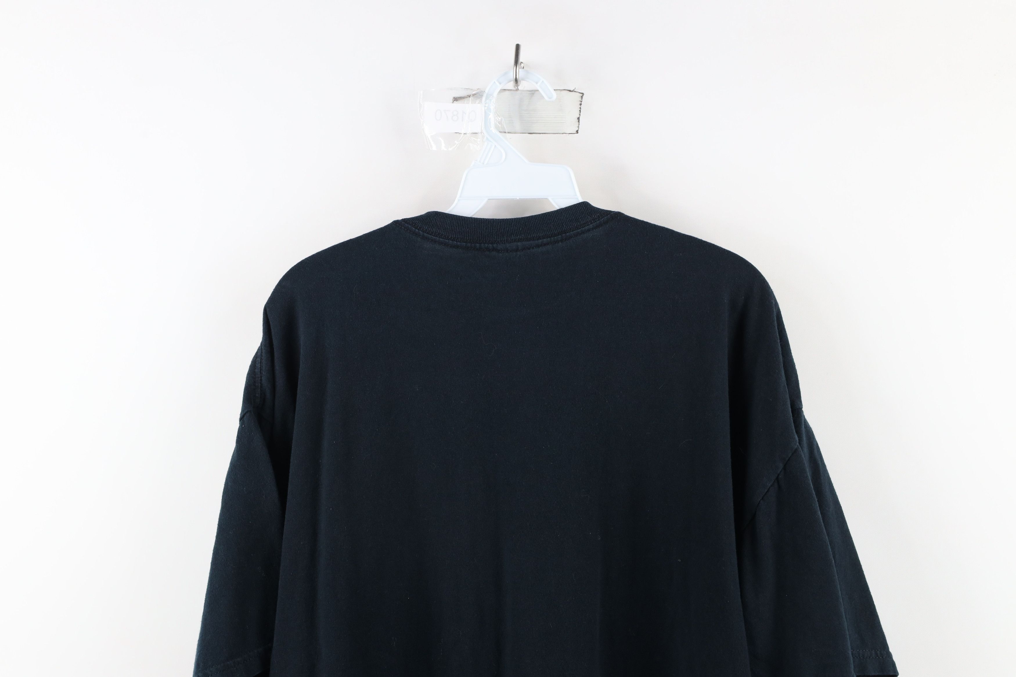 Vintage Vintage 90s Streetwear Short Sleeve T-Shirt Black Cotton Size US XL / EU 56 / 4 - 10 Thumbnail