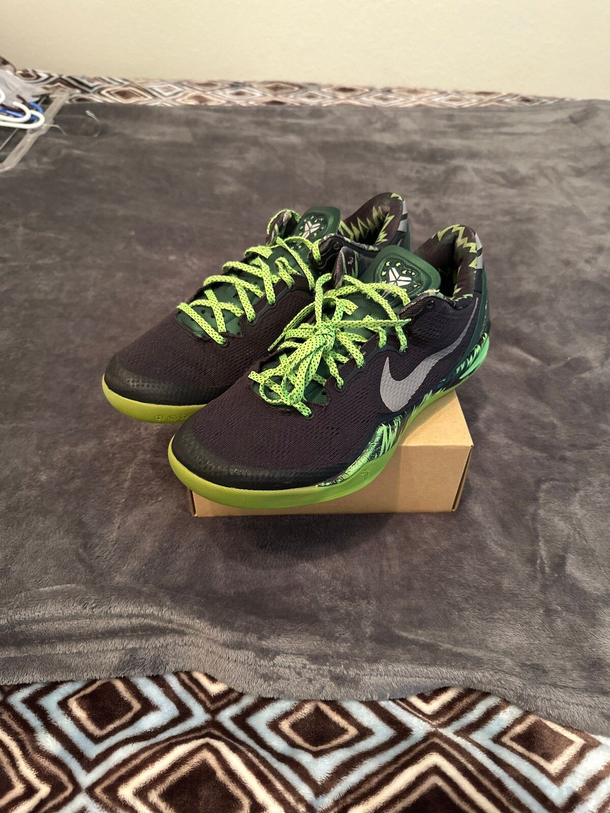 Pre-owned Kobe Mentality X Nike Kobe 8 Phillipines Pack- George Green Shoes In Black/green