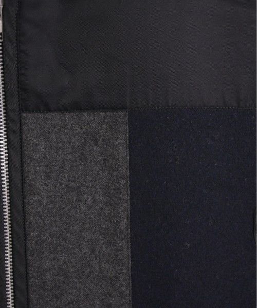 Comme des Garcons Homme Deux Coat Wool Zipper Sleeveless Inseam Pocket Multicolor Size US L / EU 52-54 / 3 - 3 Thumbnail