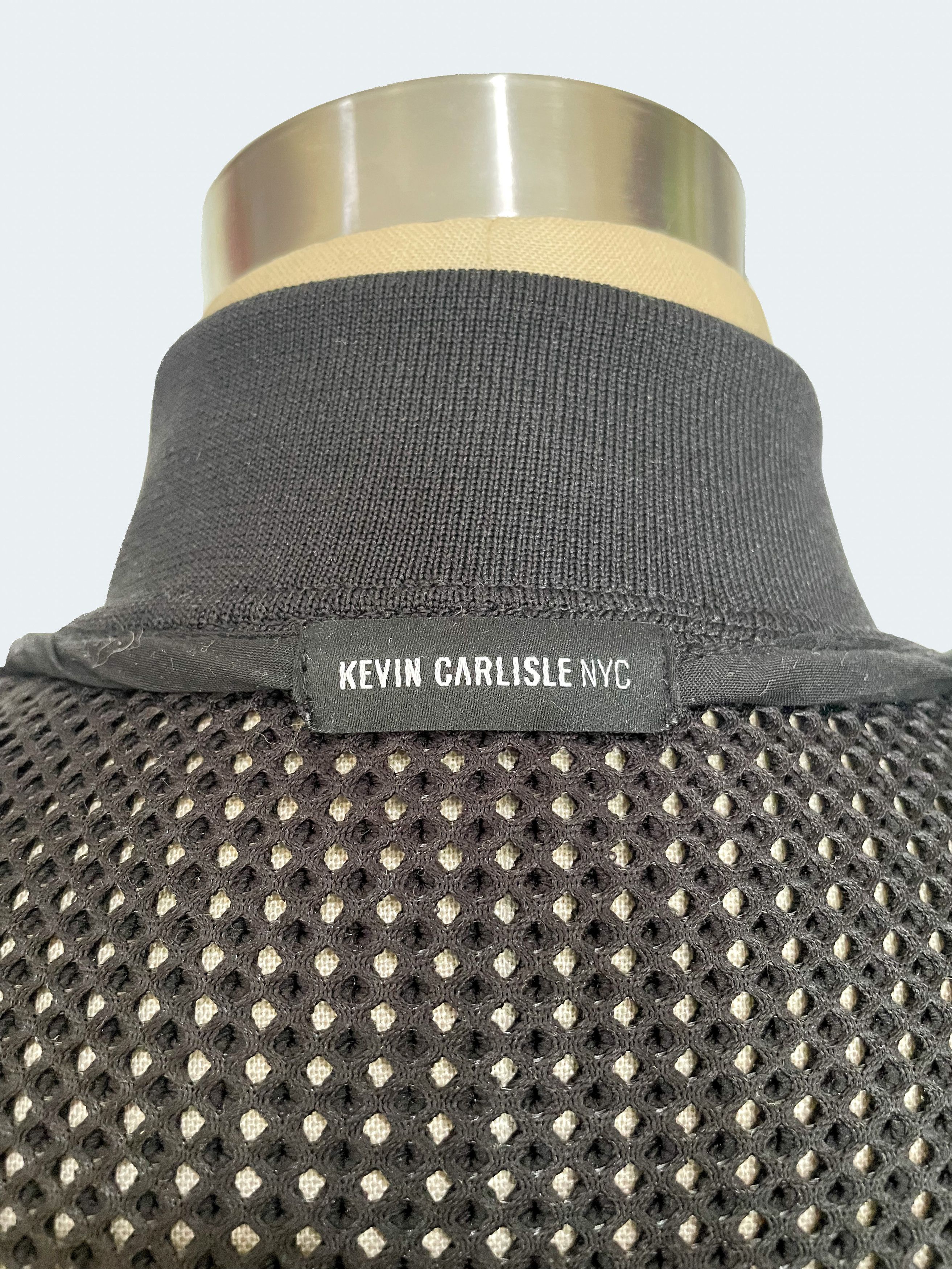 Other Kevin Carlisle NYC Black Mesh Bomber Jacket - Size S Size US S / EU 44-46 / 1 - 3 Thumbnail
