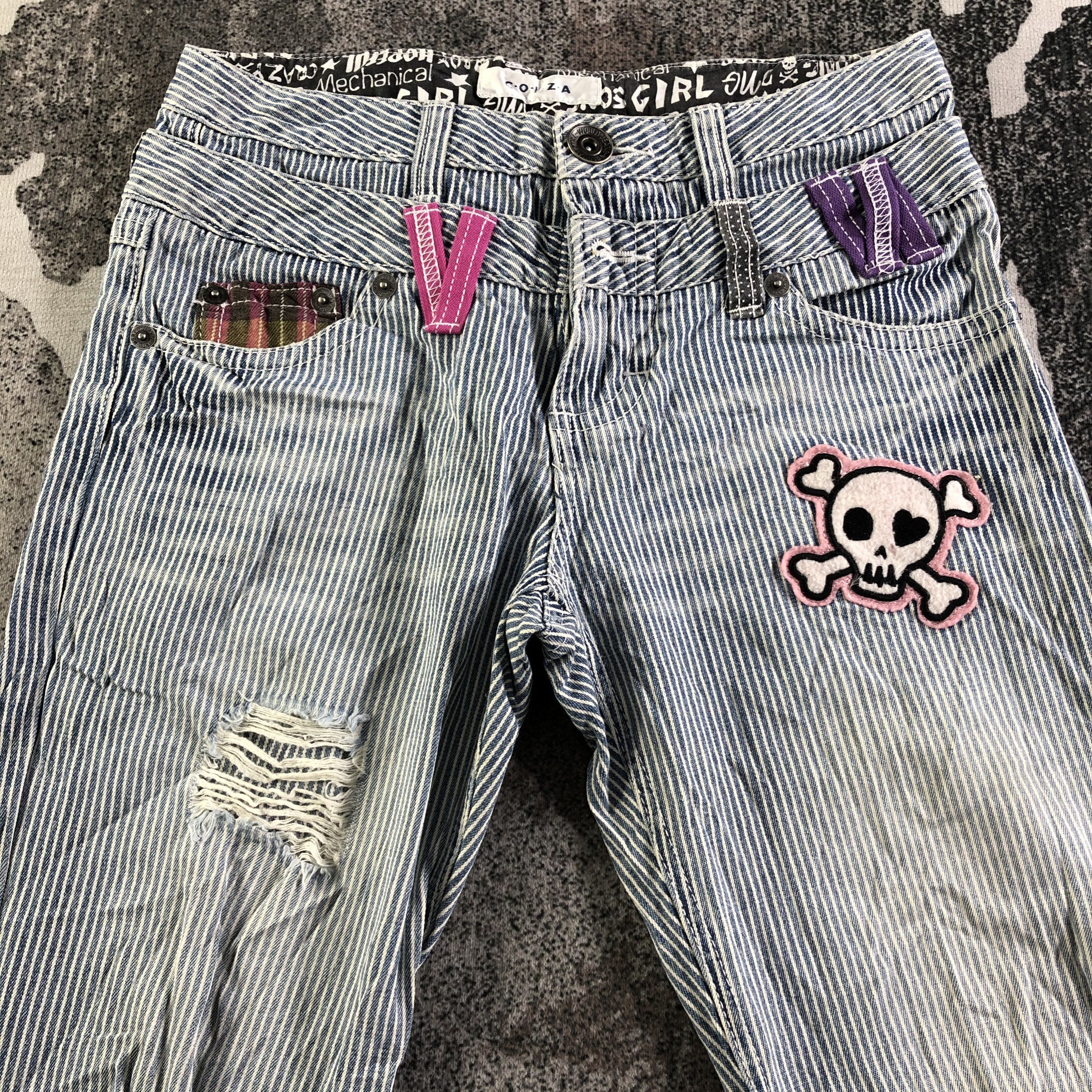 Japanese Brand Japanese Colza Hikory Jeans Double Waist Denim KJ3025 Size US 29 - 3 Thumbnail