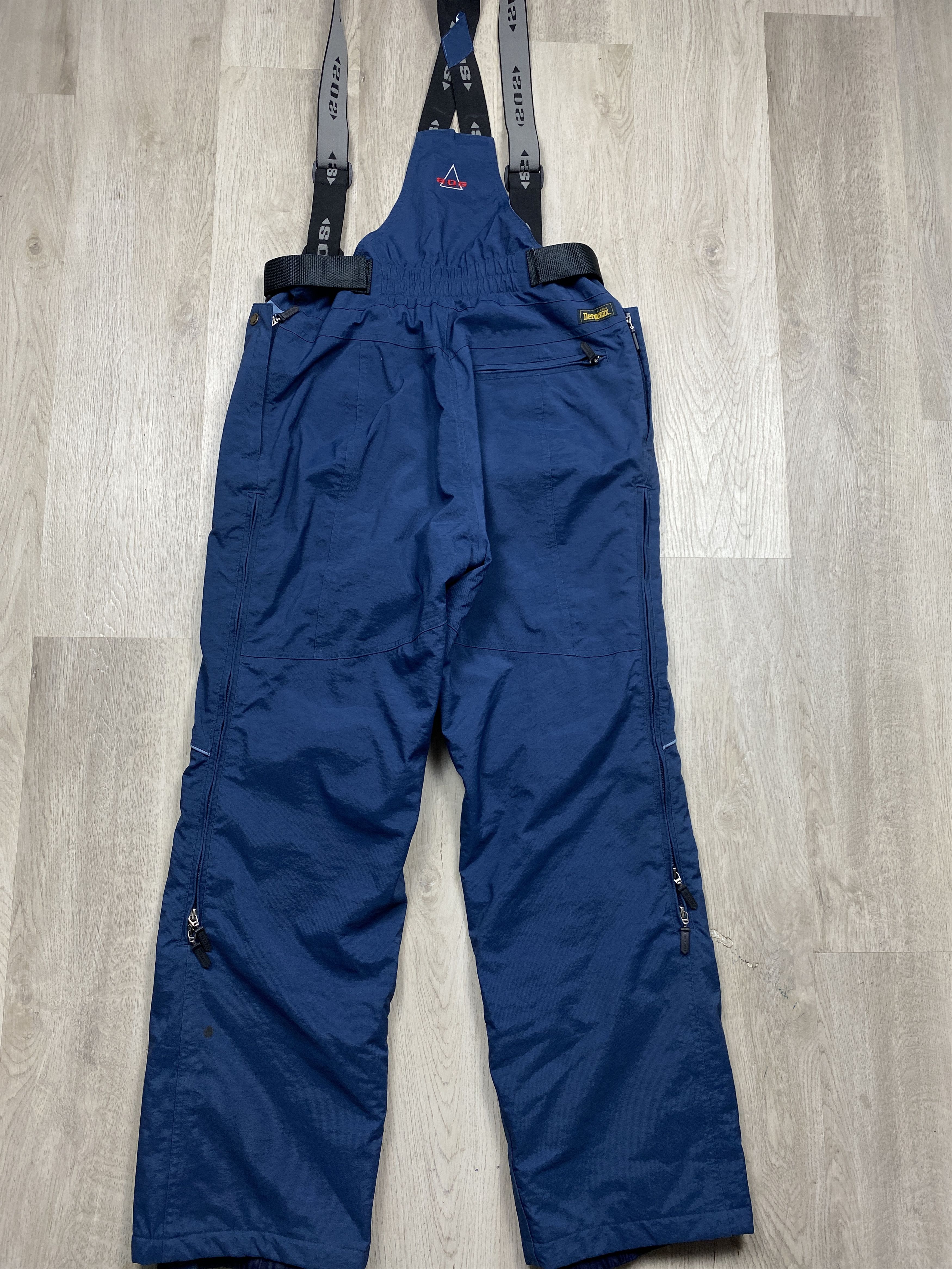 Vintage SOS Sportswear Of Sweden Vintage Mens Overall Ski Pants TNF Size US 38 / EU 54 - 9 Thumbnail
