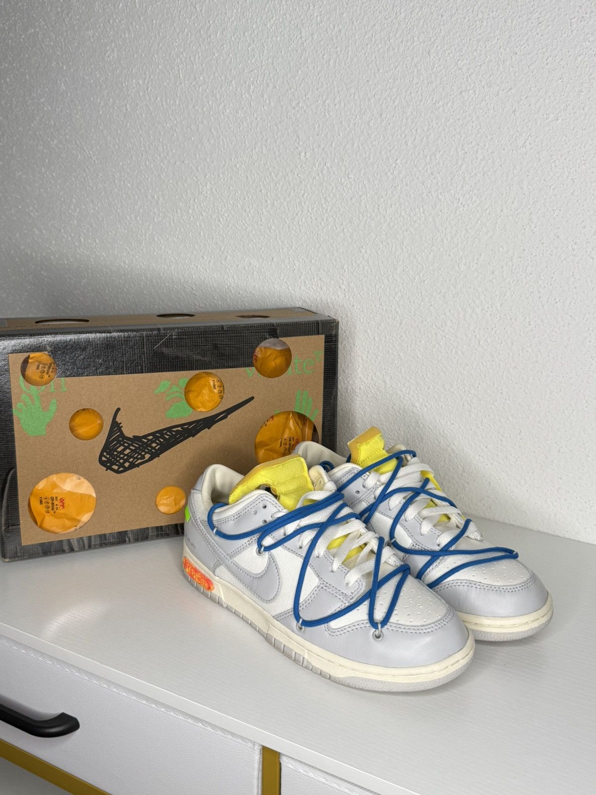 Nike Nike Dunk Low Off-White Lot 10 Size US 9 / EU 42 - 1 Thumbnail