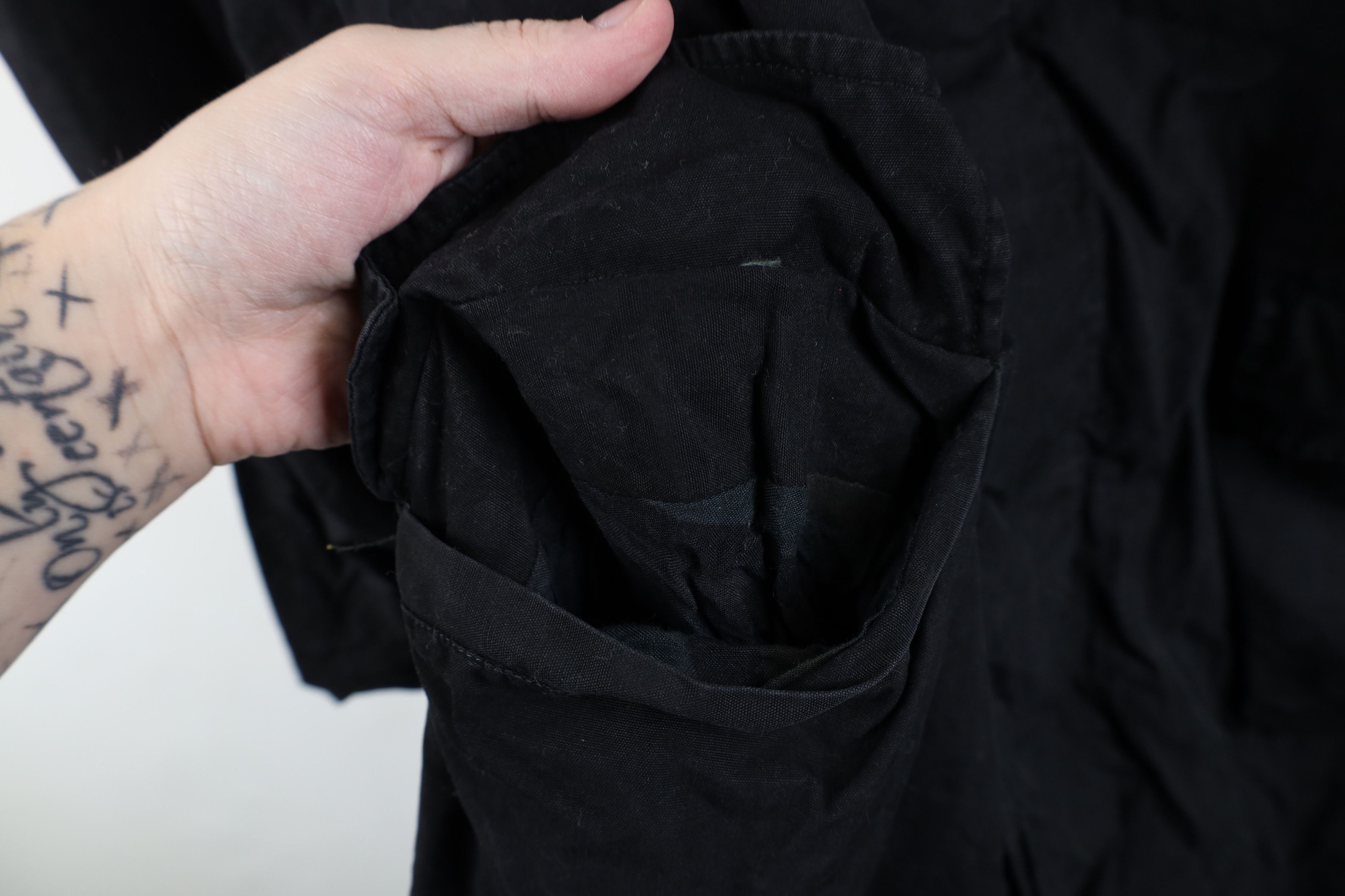 Vintage Vintage 60s Streetwear Trench Coat Rain Jacket Black Size US L / EU 52-54 / 3 - 6 Thumbnail