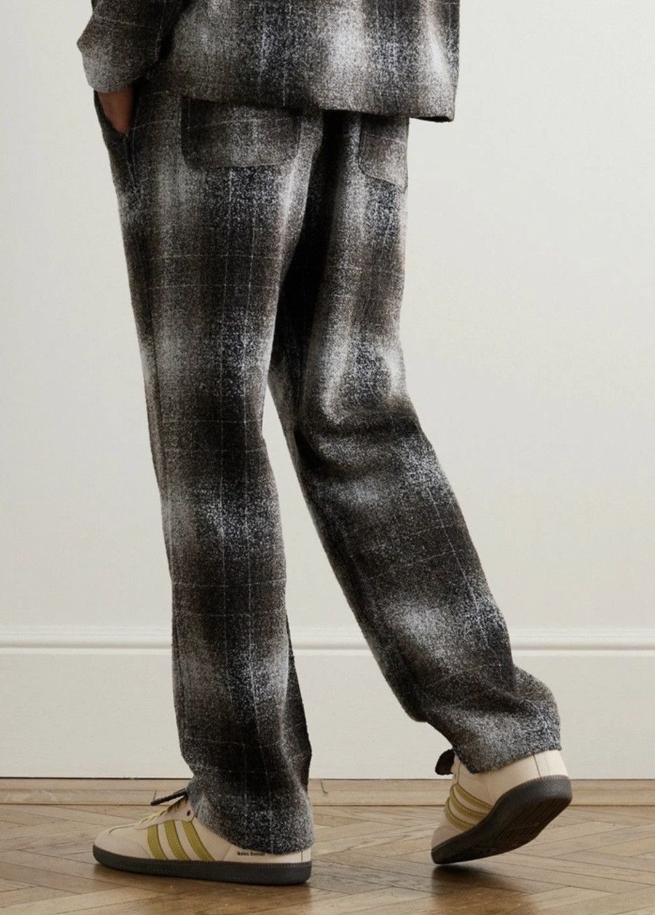 Needles Needles Embellished Checked Wool-Blend Flannel Trousers [M] Size US 30 / EU 46 - 11 Thumbnail