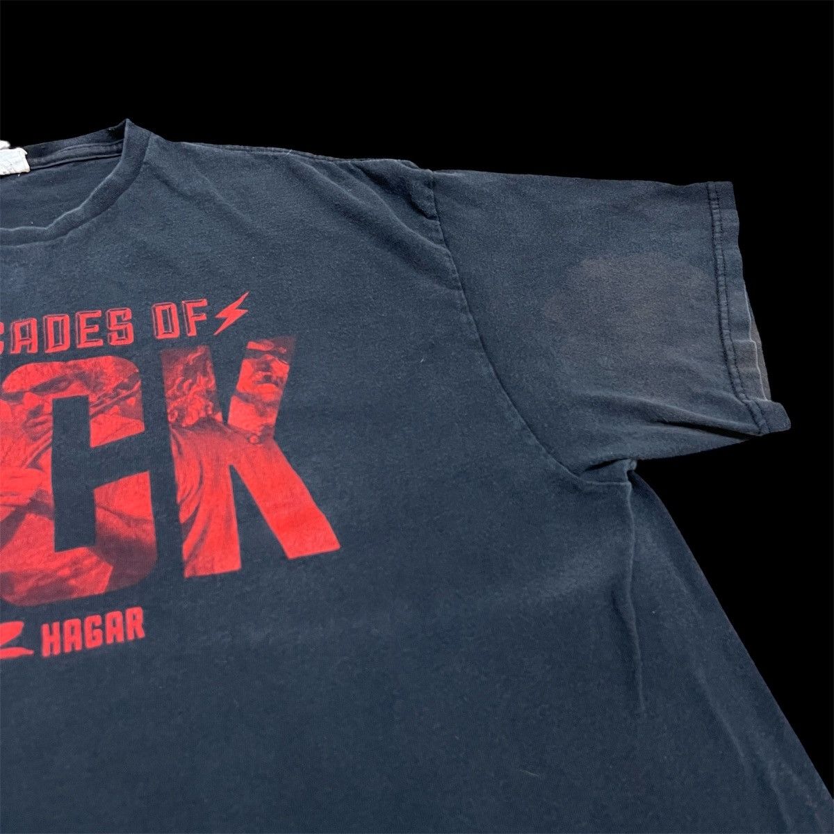 Band Tees × Vintage Vintage Y2K Sammy Hagar 4 Decades Promo Tee 2XL Faded Size US XXL / EU 58 / 5 - 4 Thumbnail