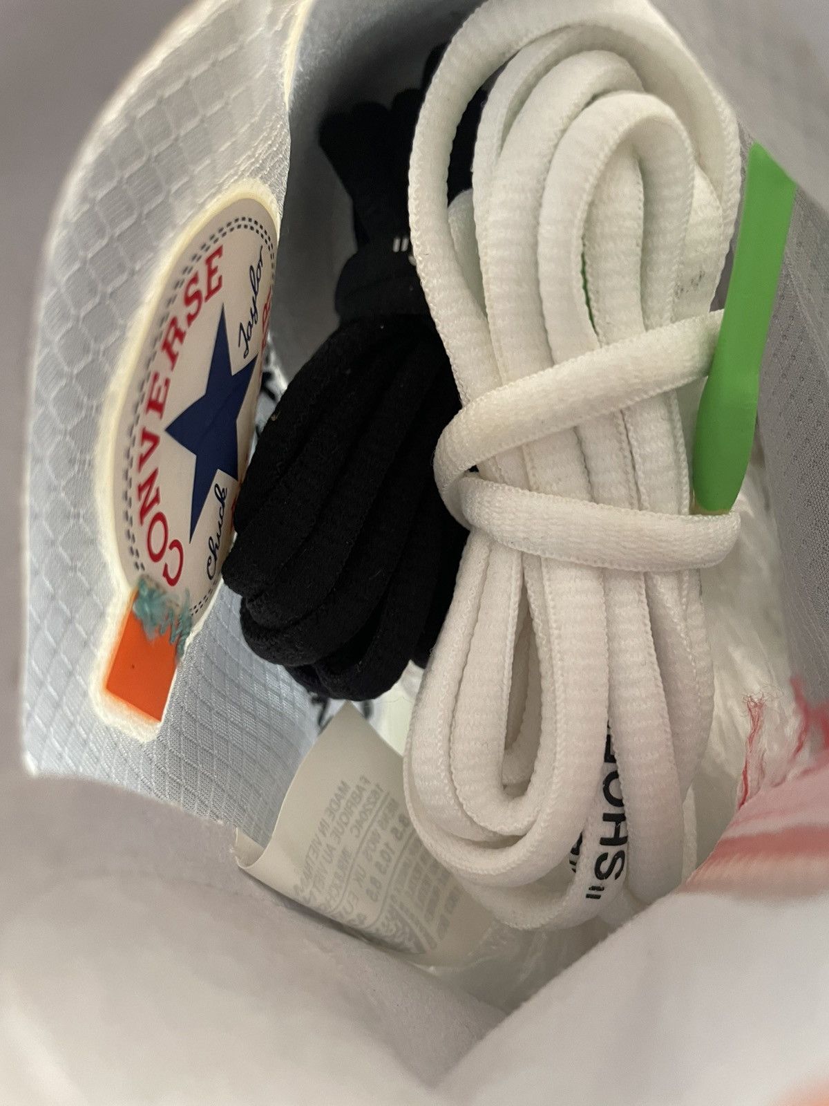 Converse × Off-White The ten Converse hi top all star Size US 8.5 / EU 41-42 - 18 Thumbnail