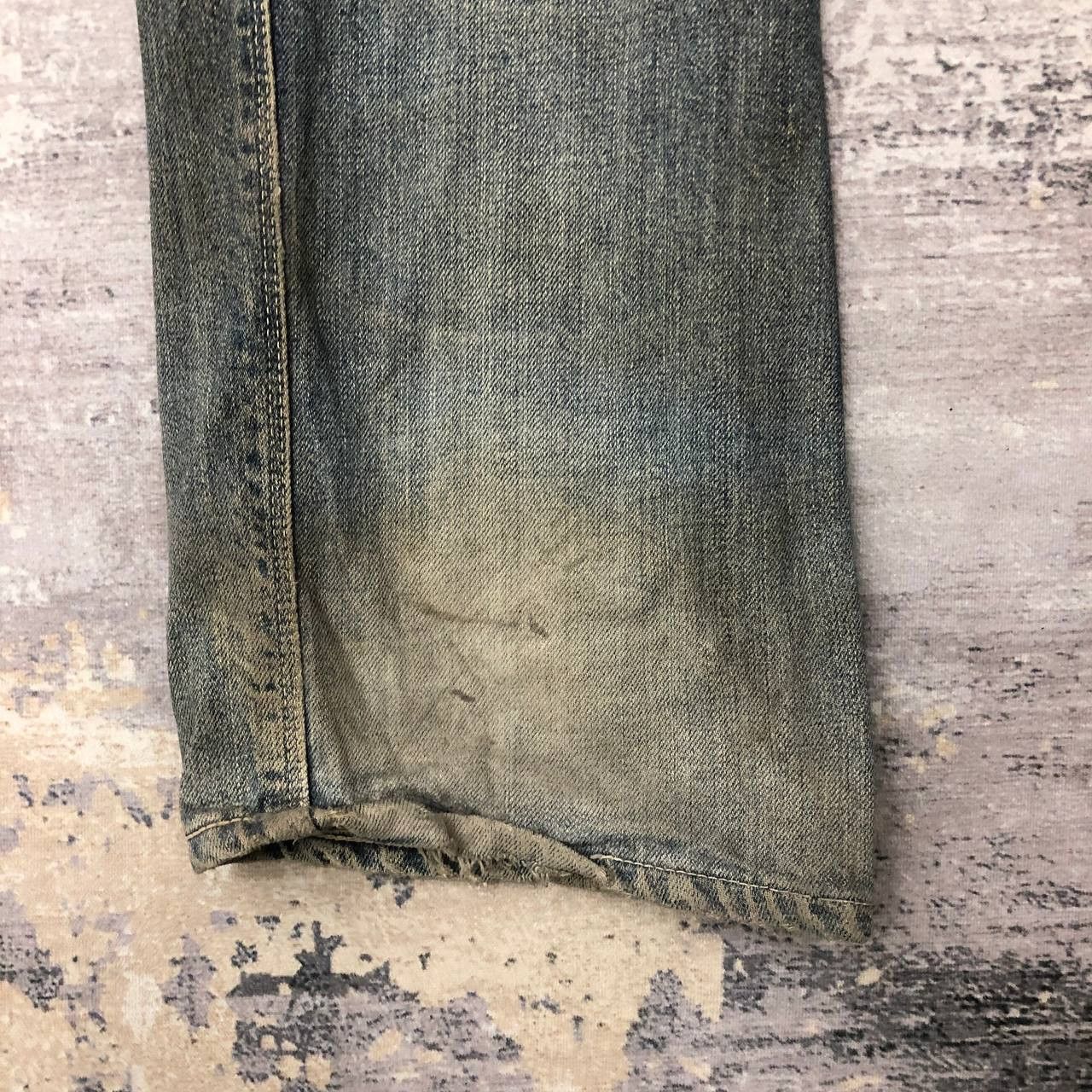 Lee P49 VTG UNION MADE X LEE DISTRESSED WORWEAR DENIM Size US 34 / EU 50 - 7 Thumbnail